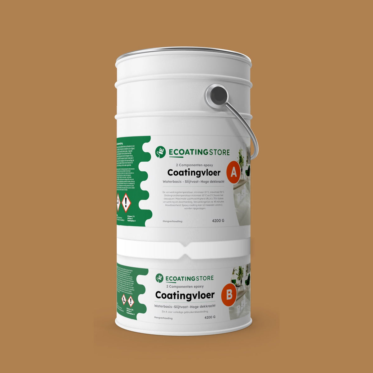 Garage vloercoating - RAL 1011