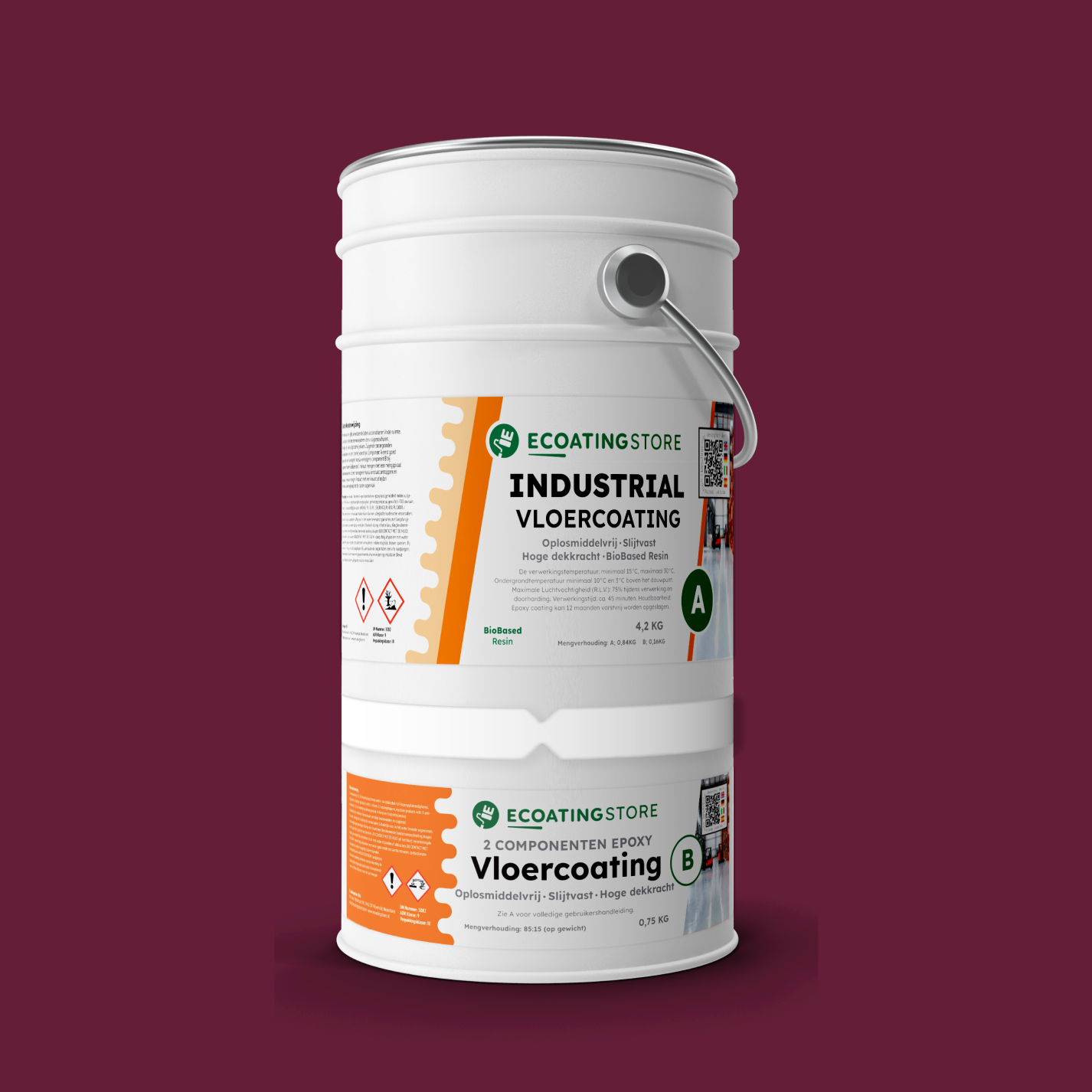 Industrial Vloercoating - RAL 4004