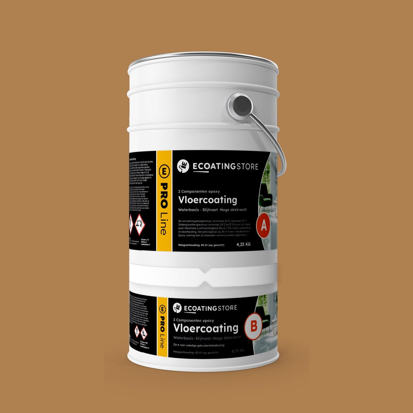 Garage vloercoating - RAL 1011