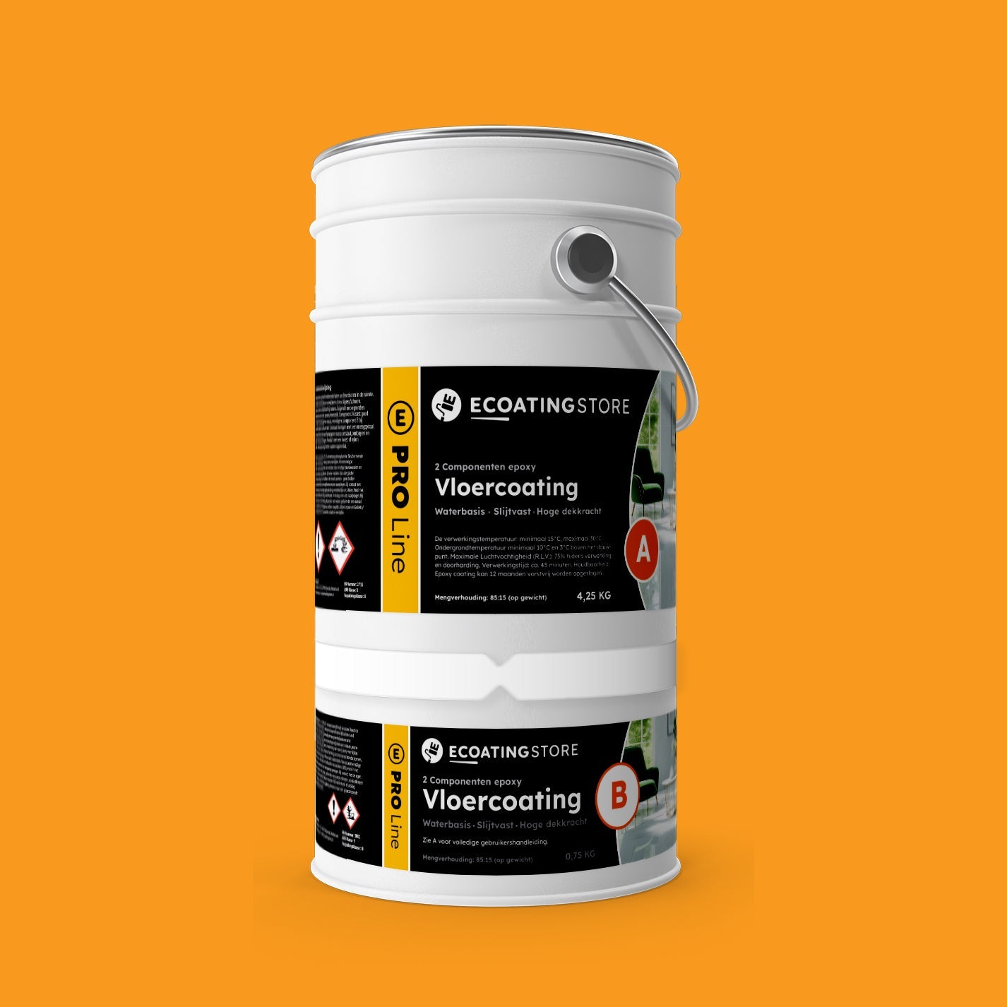 Garage vloercoating - RAL 1033