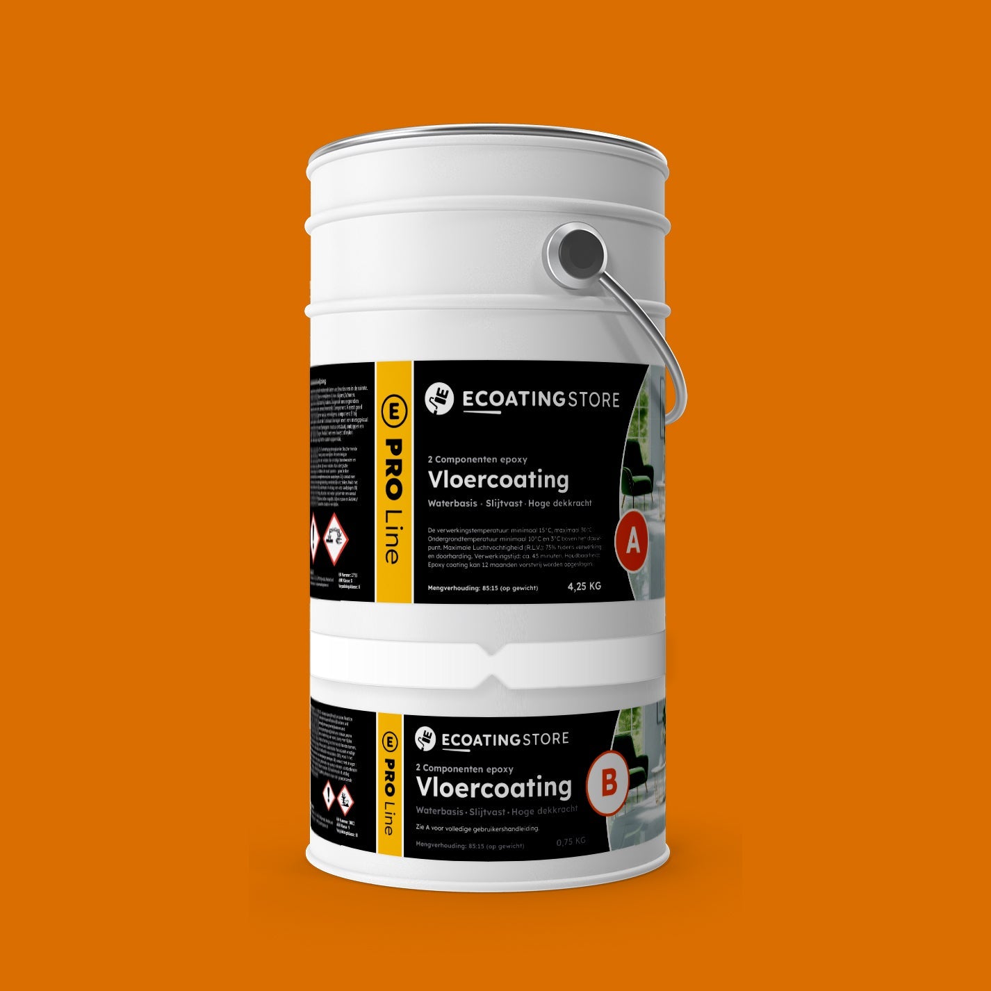 Garage vloercoating - RAL 2000