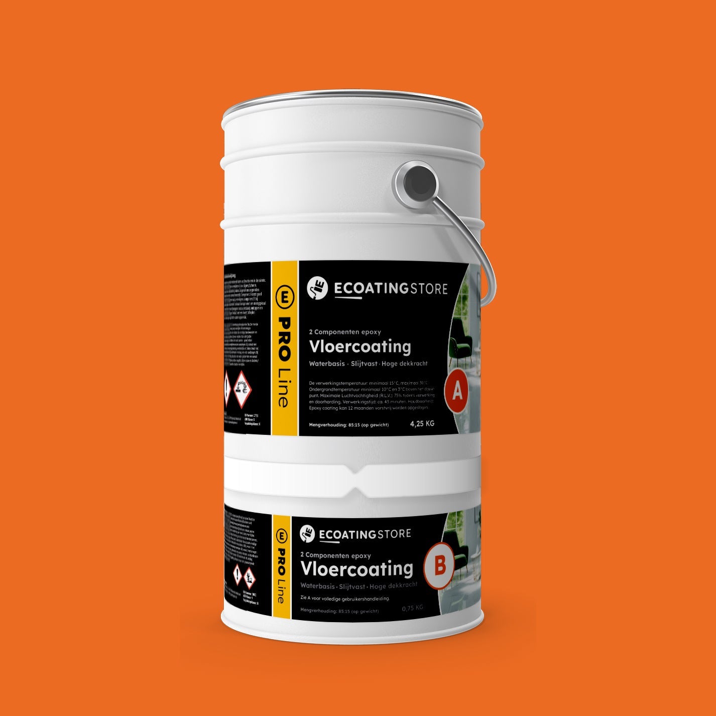 Garage vloercoating - RAL 2008