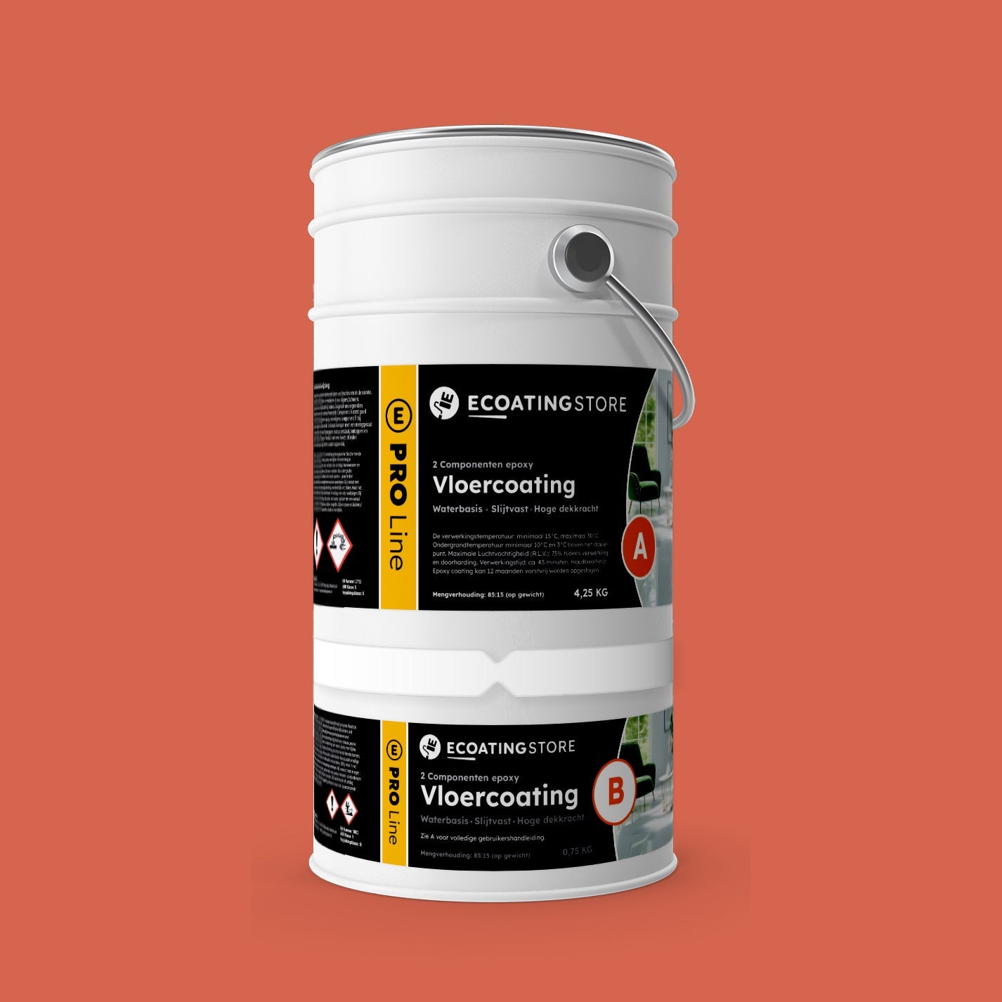 Garage vloercoating - RAL 2012