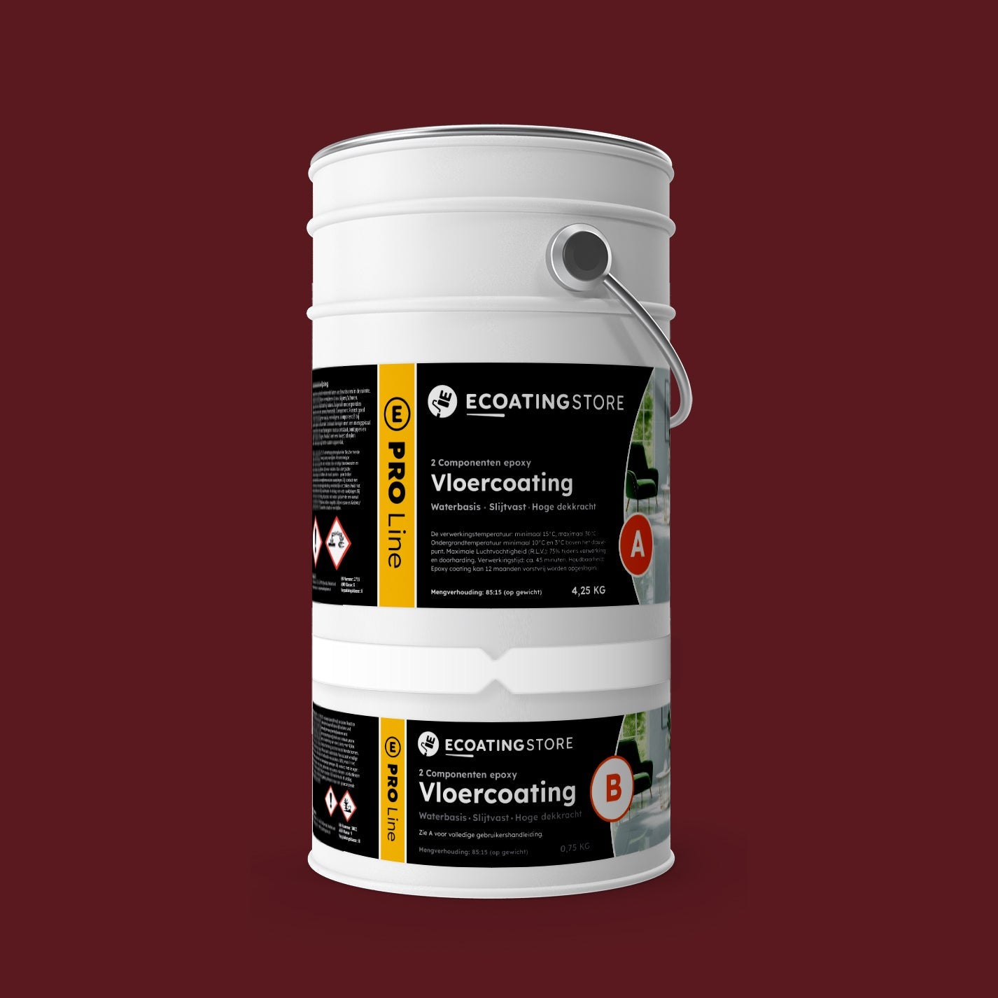 Garage vloercoating - RAL 3005