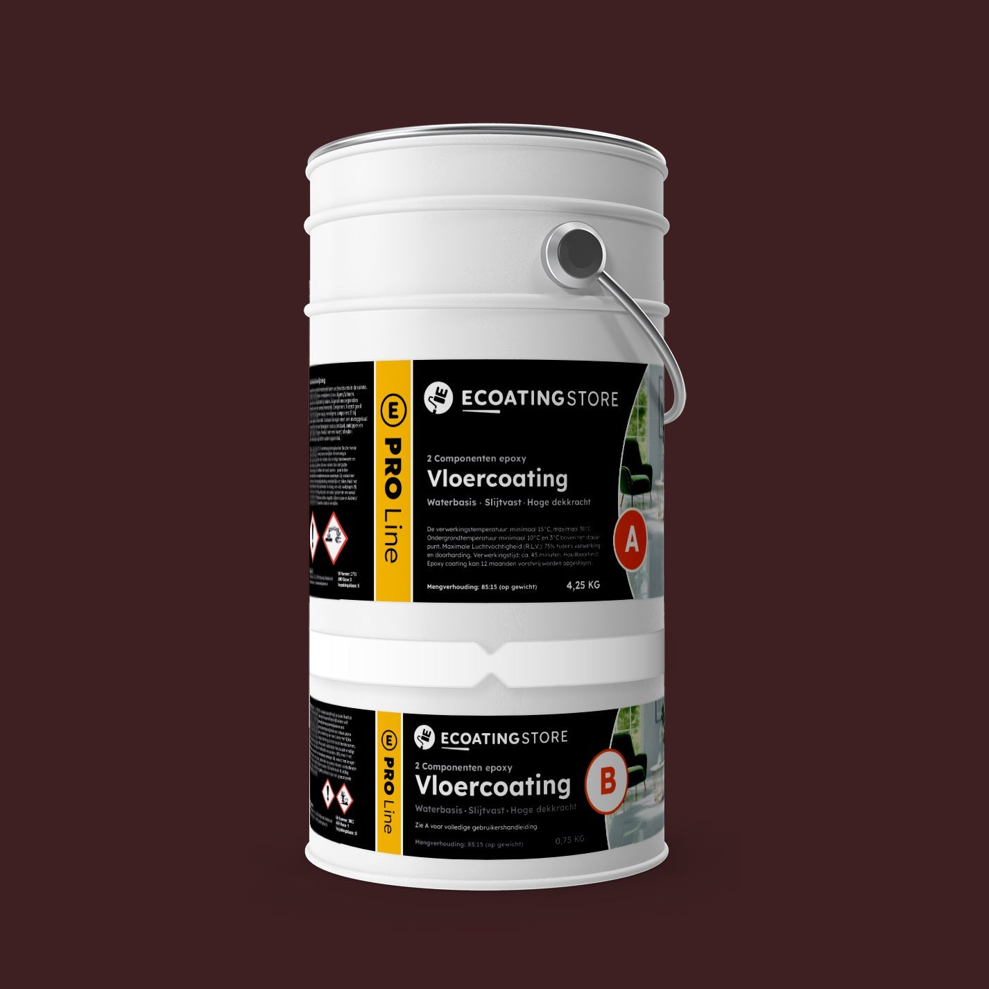 Garage vloercoating - RAL 3007