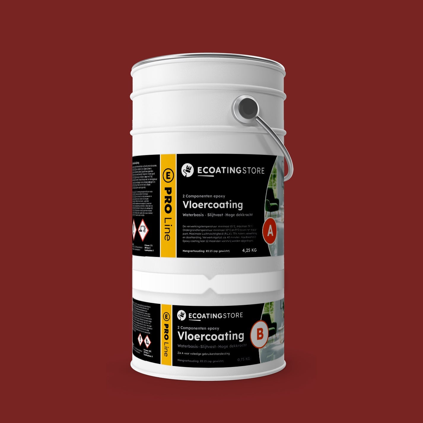 Garage vloercoating - RAL 3011