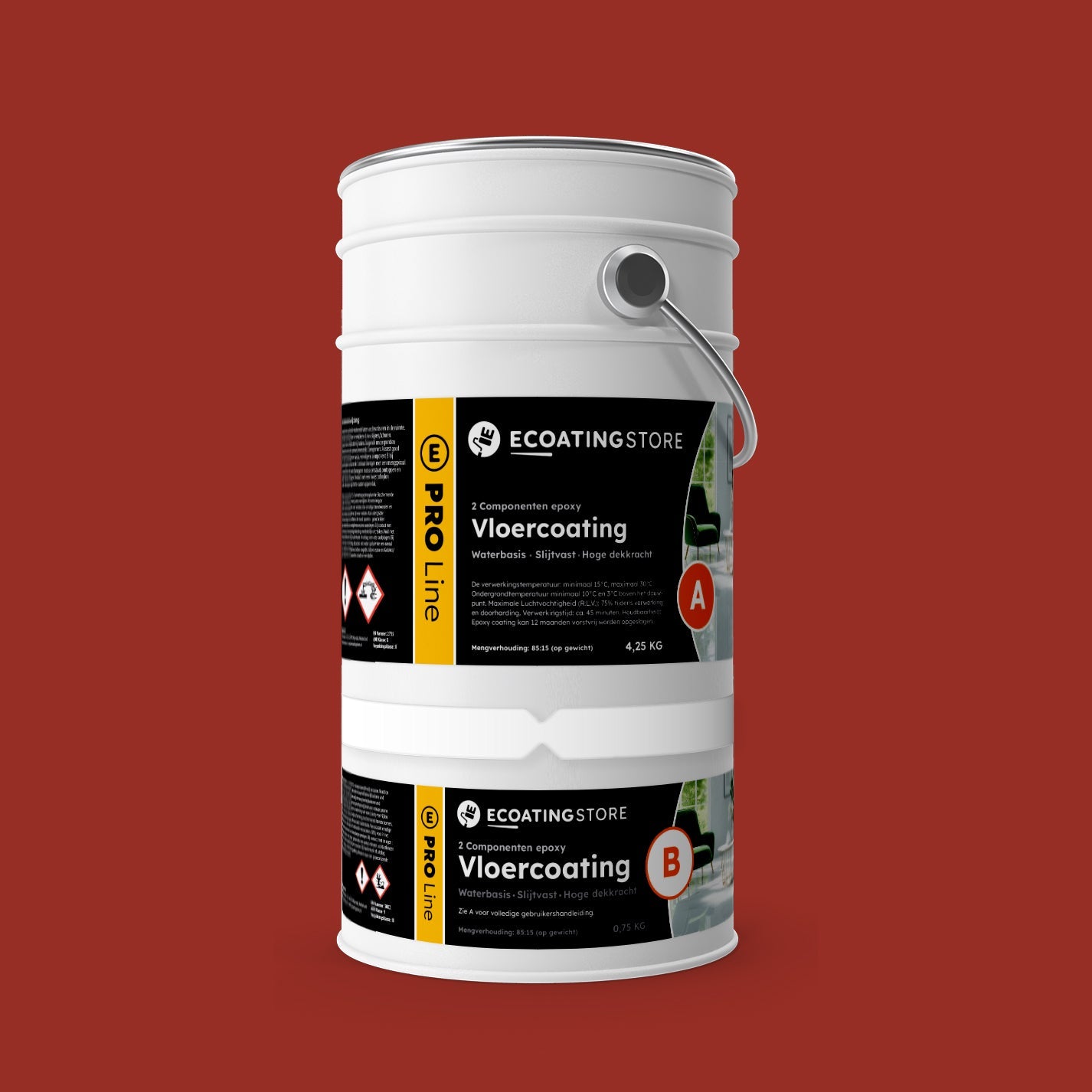 Garage vloercoating - RAL 3013