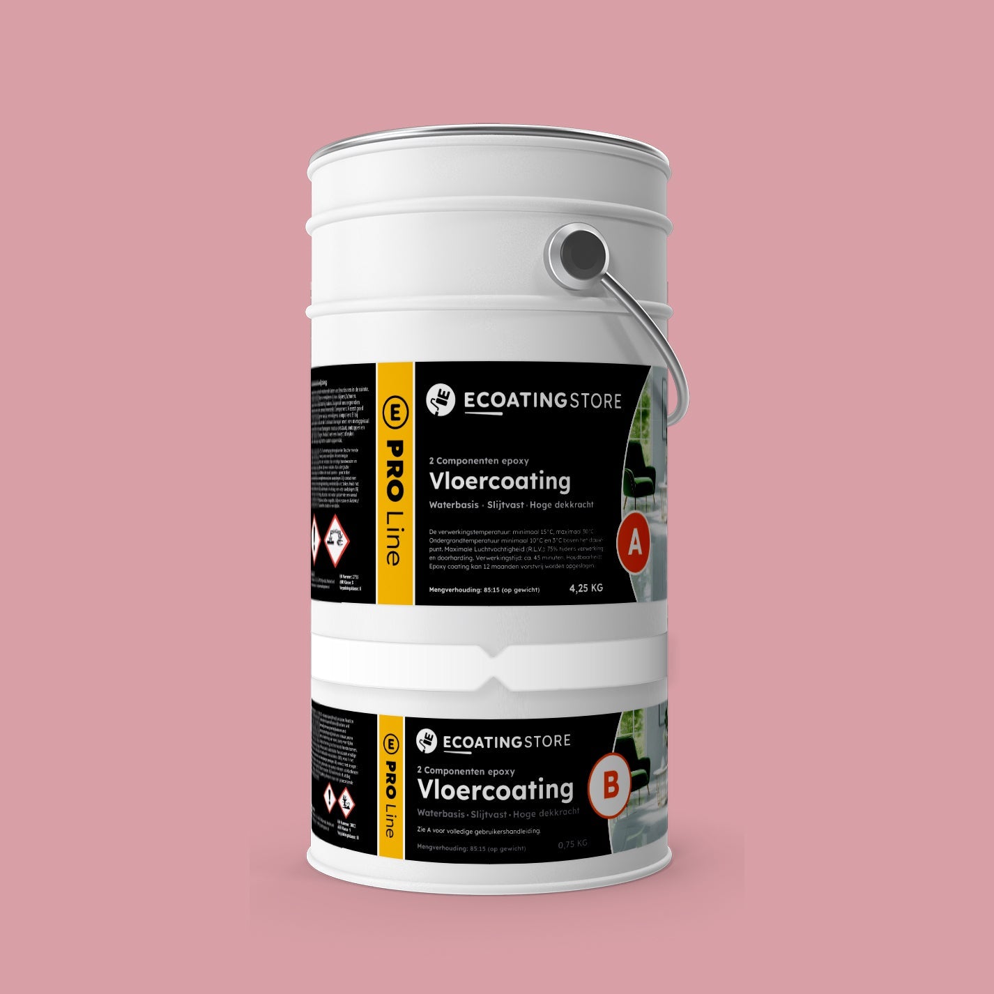 Garage vloercoating - RAL 3015