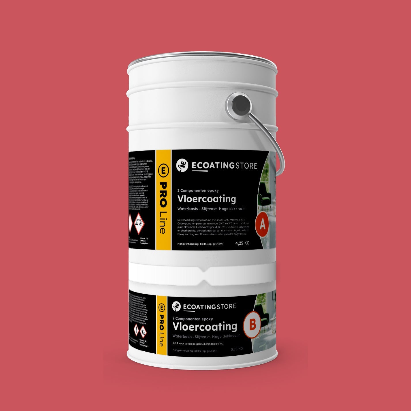 Garage vloercoating - RAL 3017