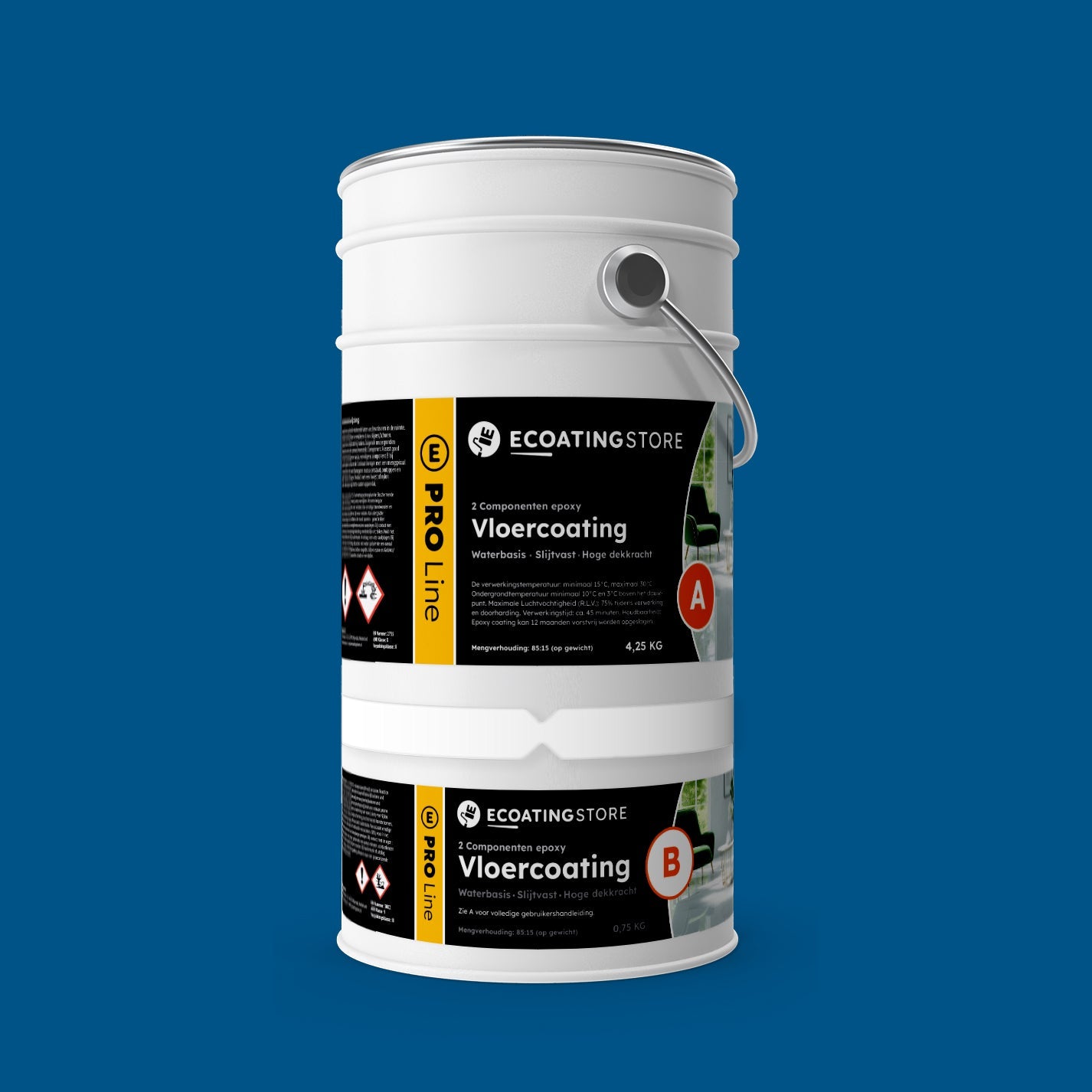 Garage vloercoating - RAL 5005