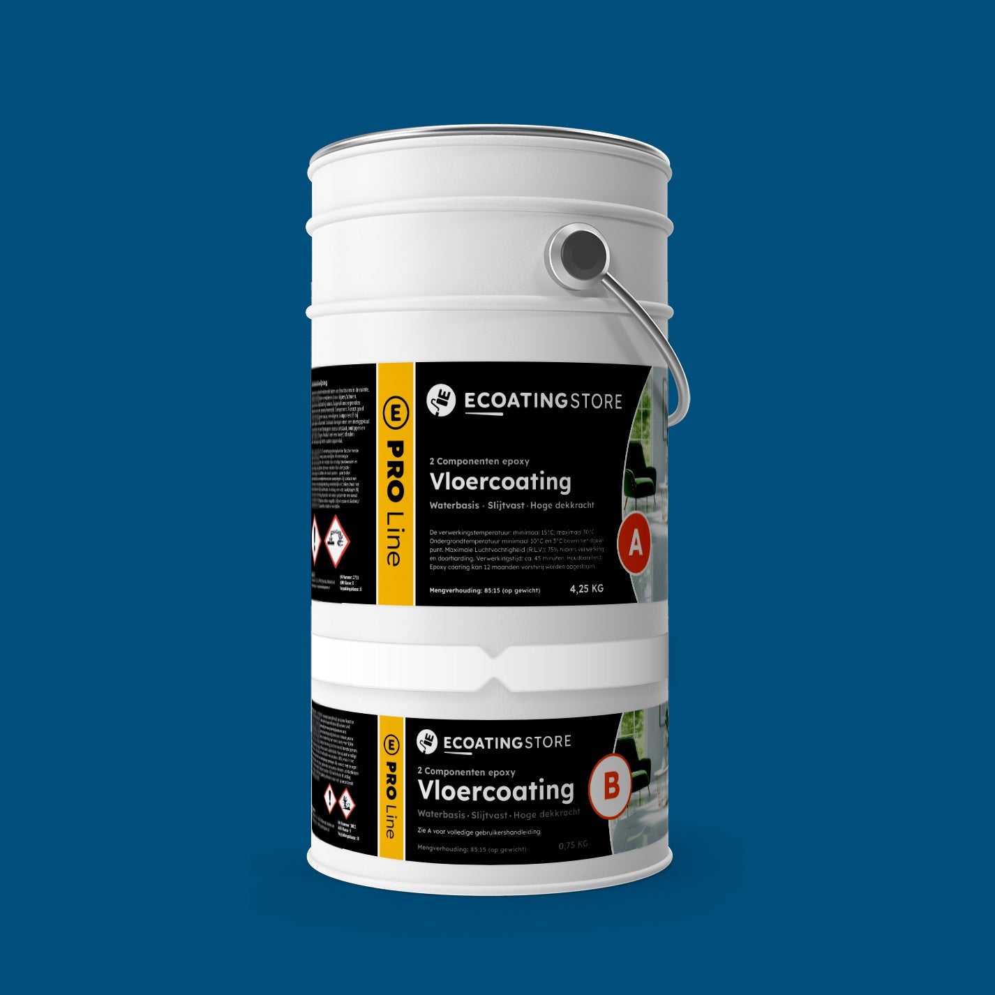 Garage vloercoating - RAL 5010