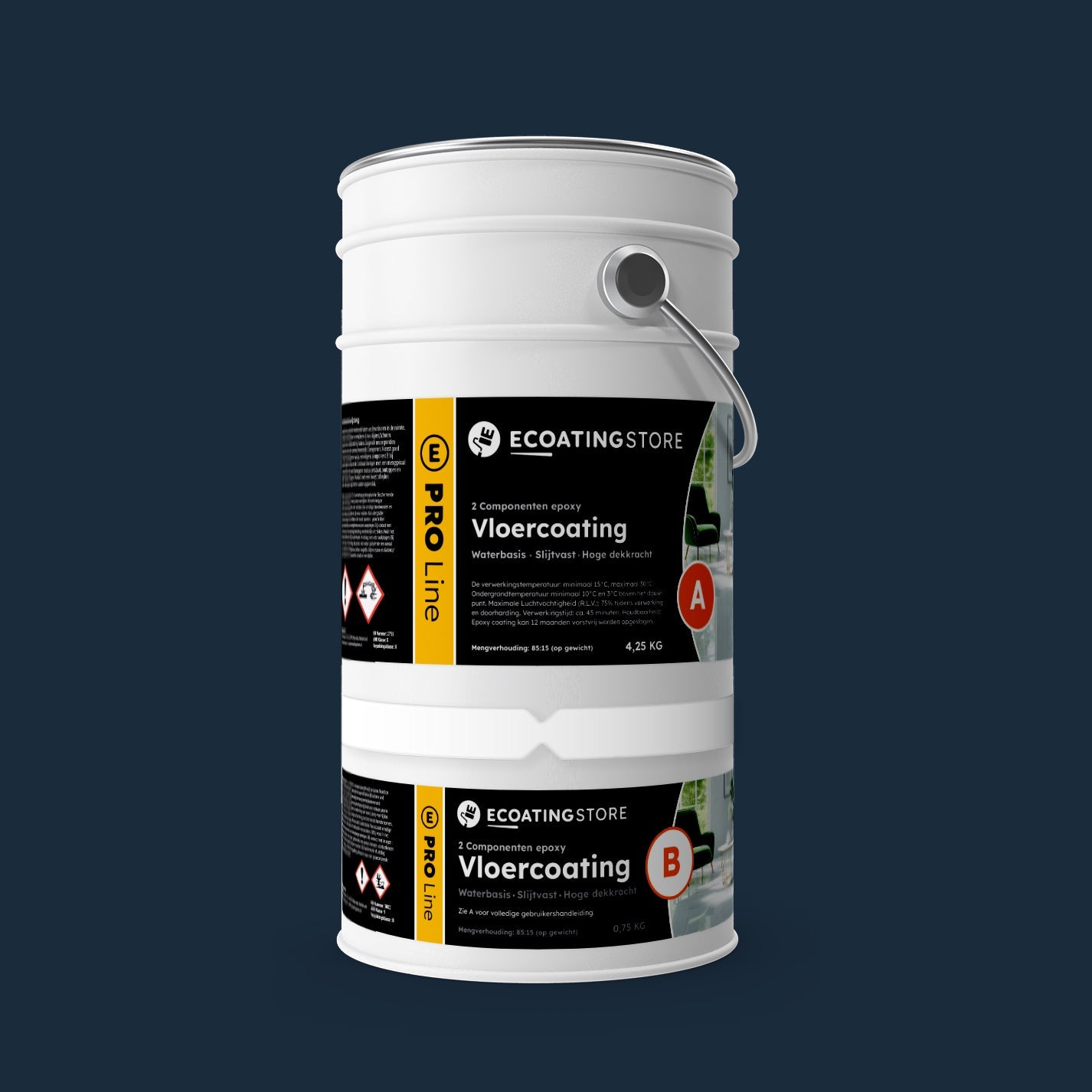 Garage vloercoating - RAL 5011