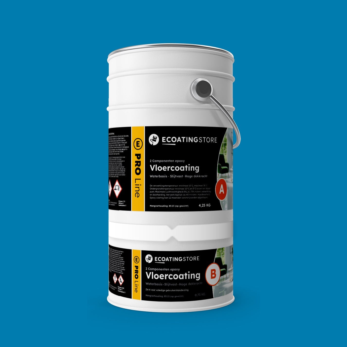 Garage vloercoating - RAL 5015