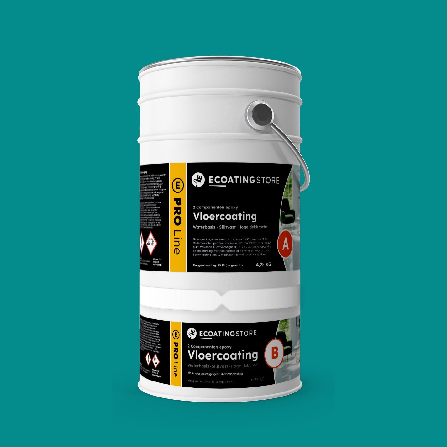 Garage vloercoating - RAL 5018