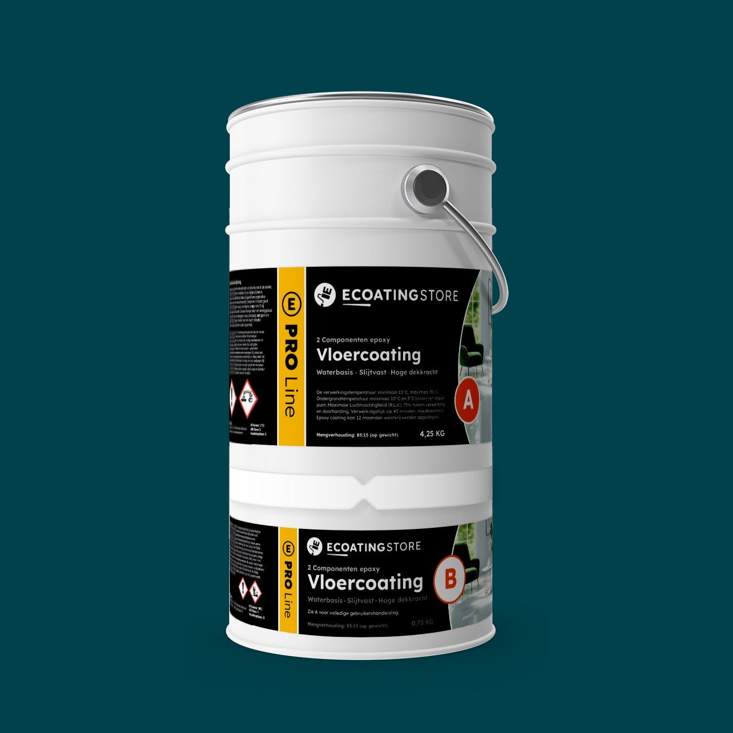 Garage vloercoating - RAL 5020