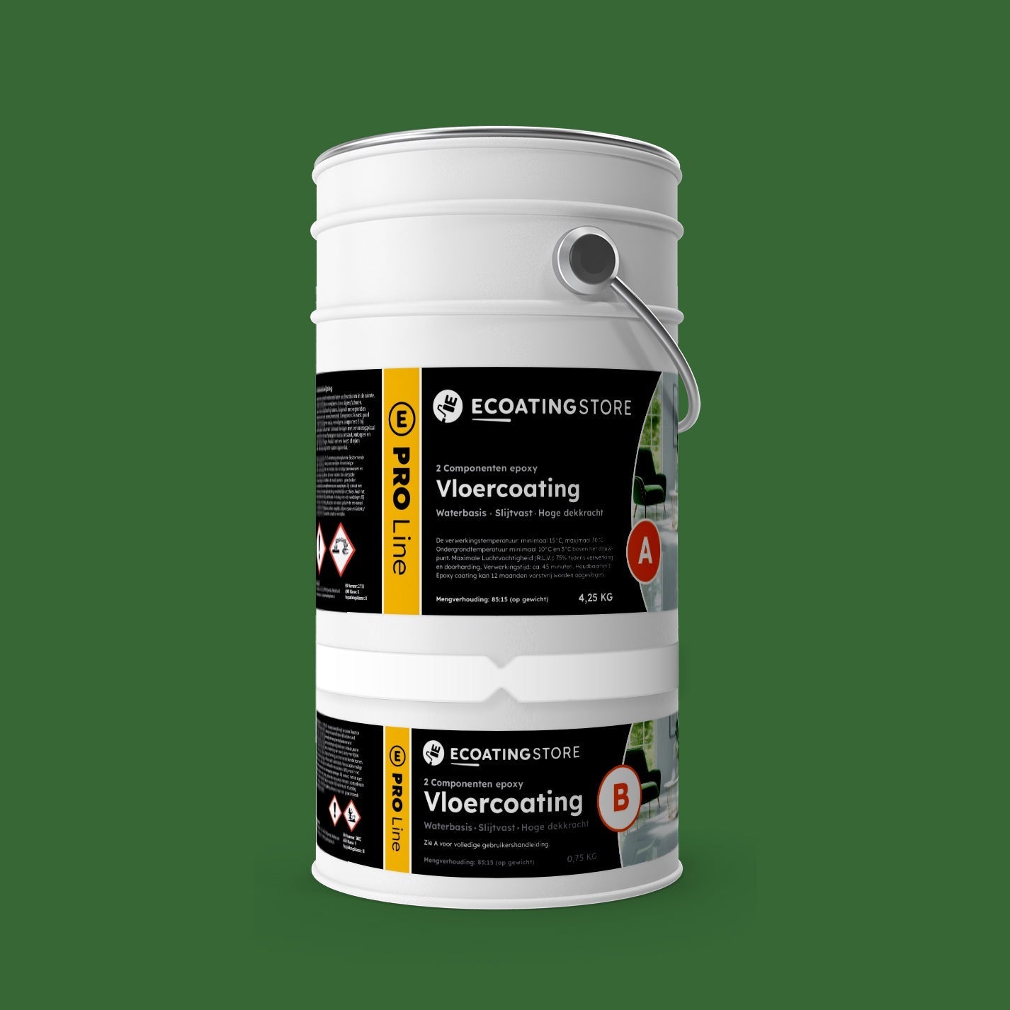 Vloercoating - RAL 6001