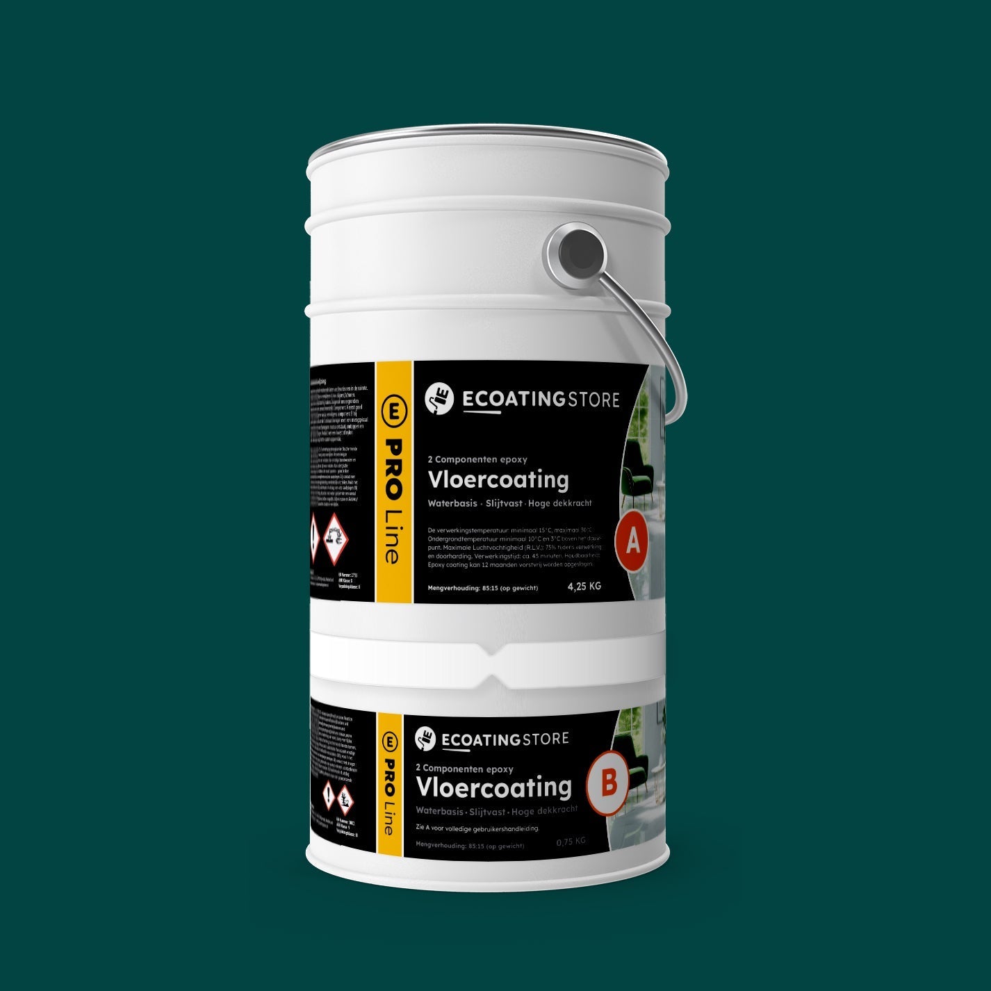 Vloercoating - RAL 6004