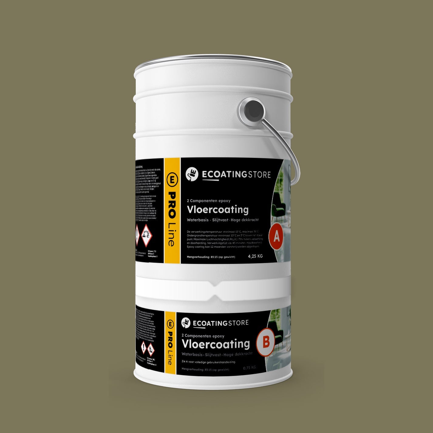 Garage vloercoating - RAL 6013