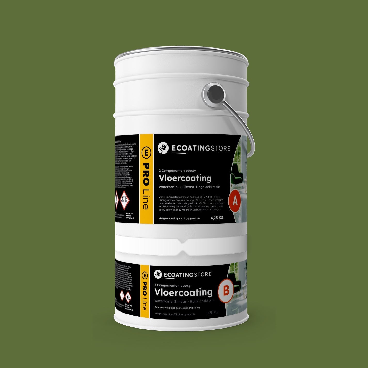 Vloercoating - RAL 6025