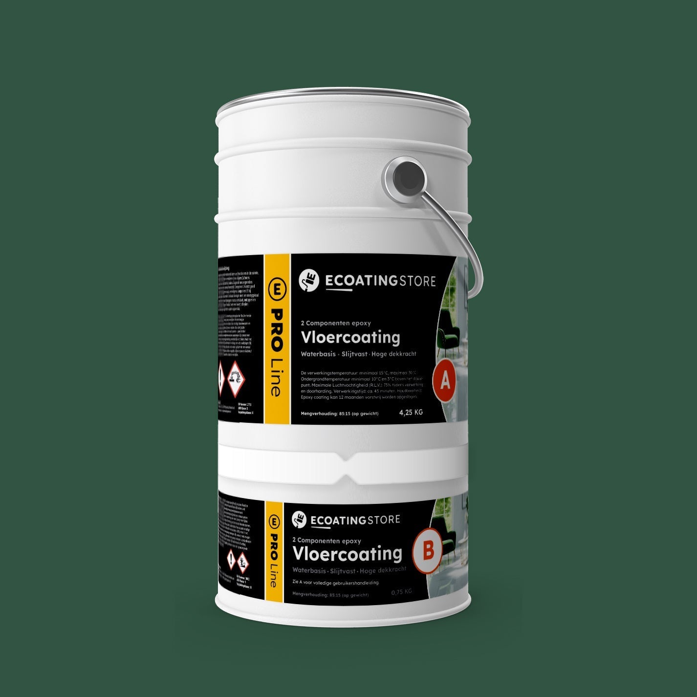 Vloercoating - RAL 6028