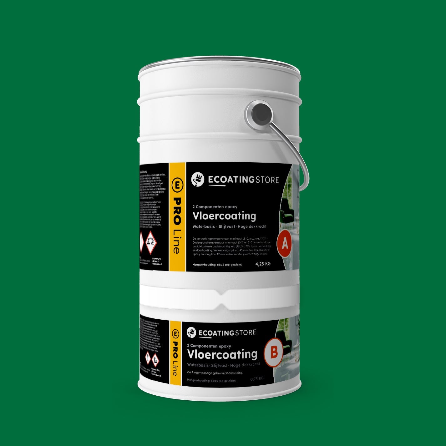 Garage vloercoating - RAL 6029