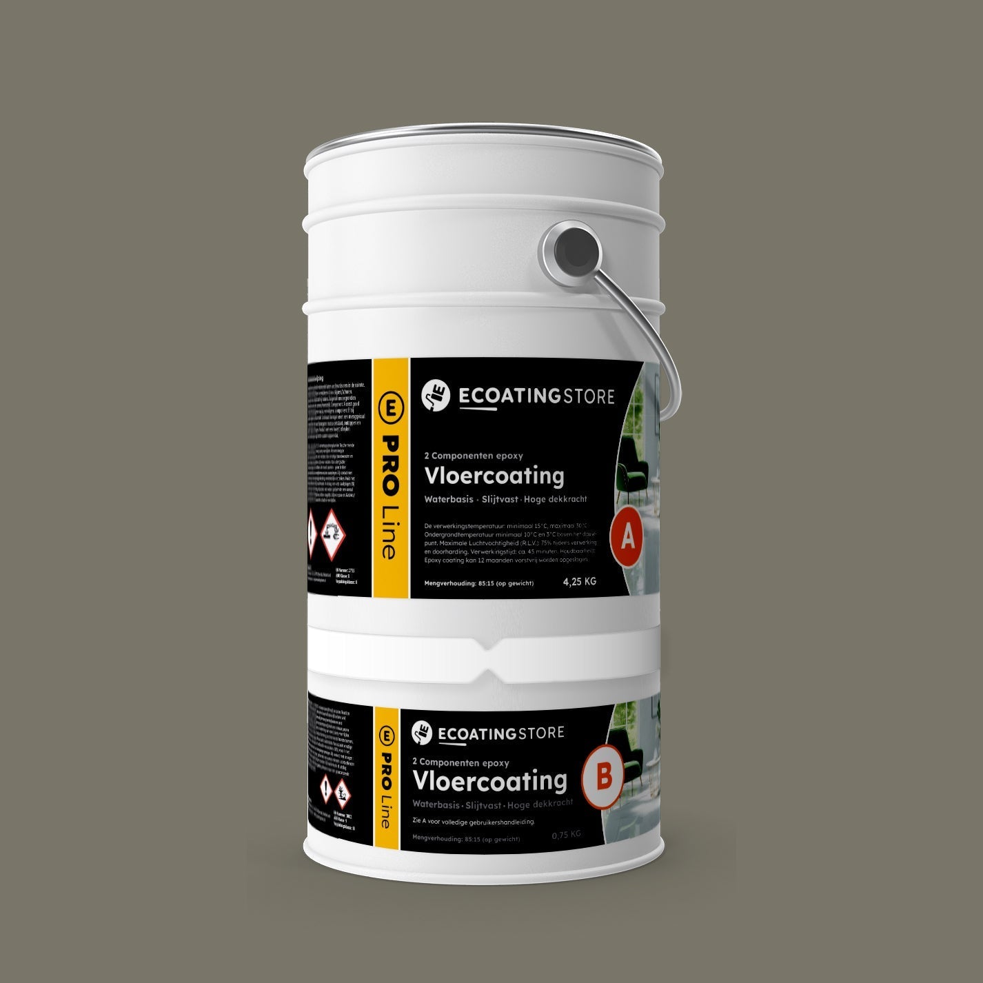 Vloercoating - RAL 7003