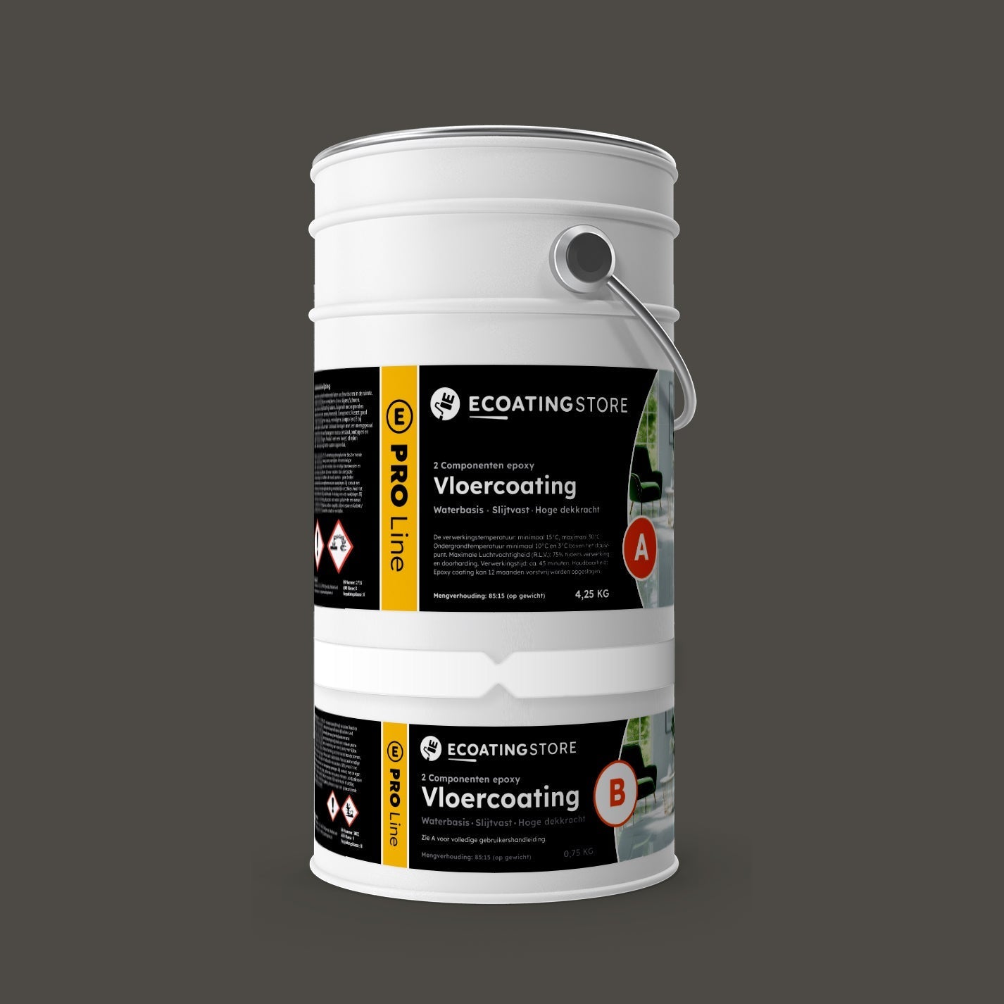 Vloercoating - RAL 7022