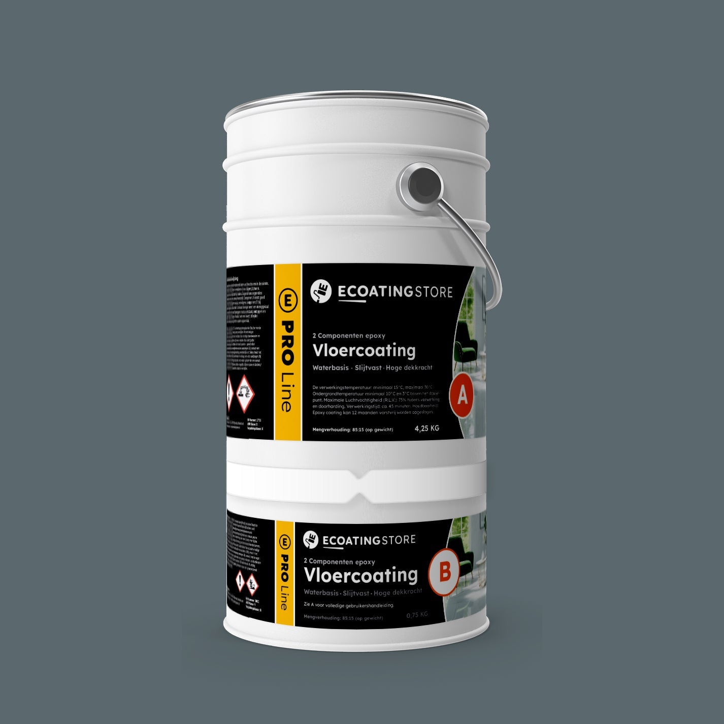 Garage vloercoating - RAL 7031