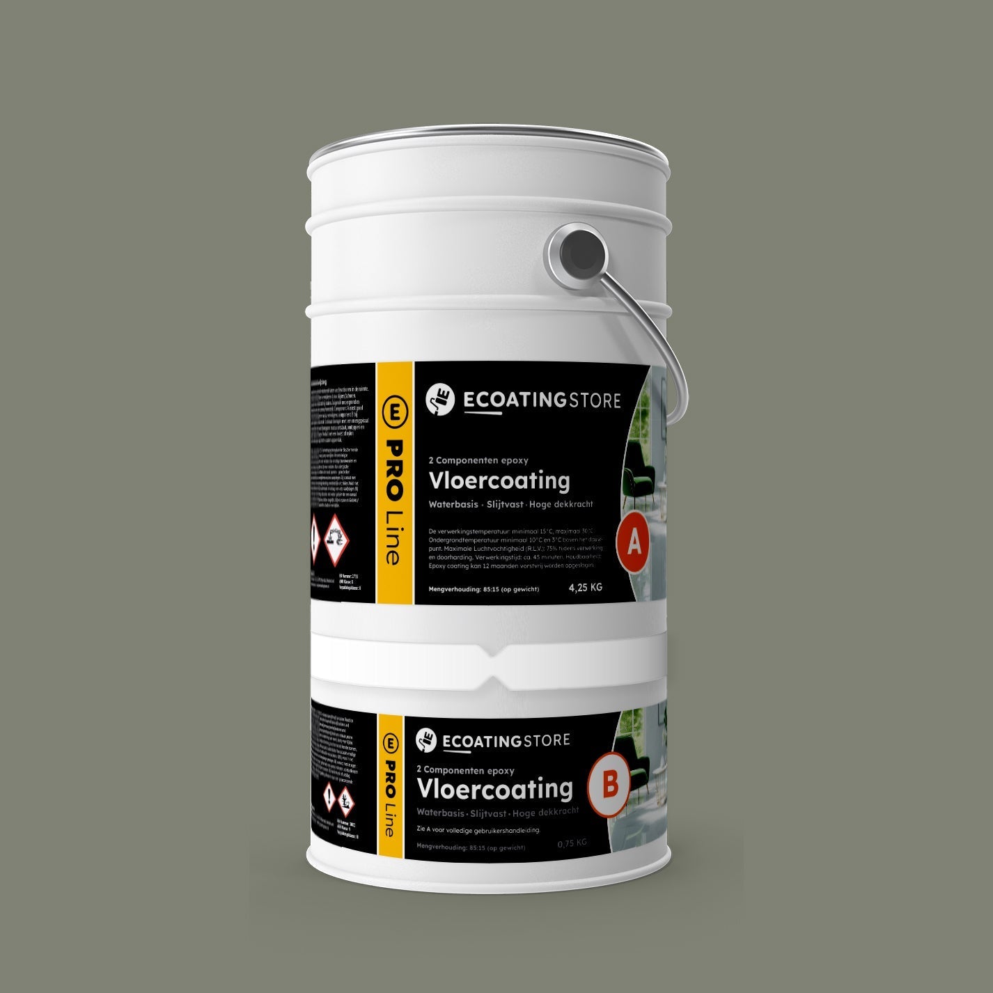 Vloercoating - RAL 7033