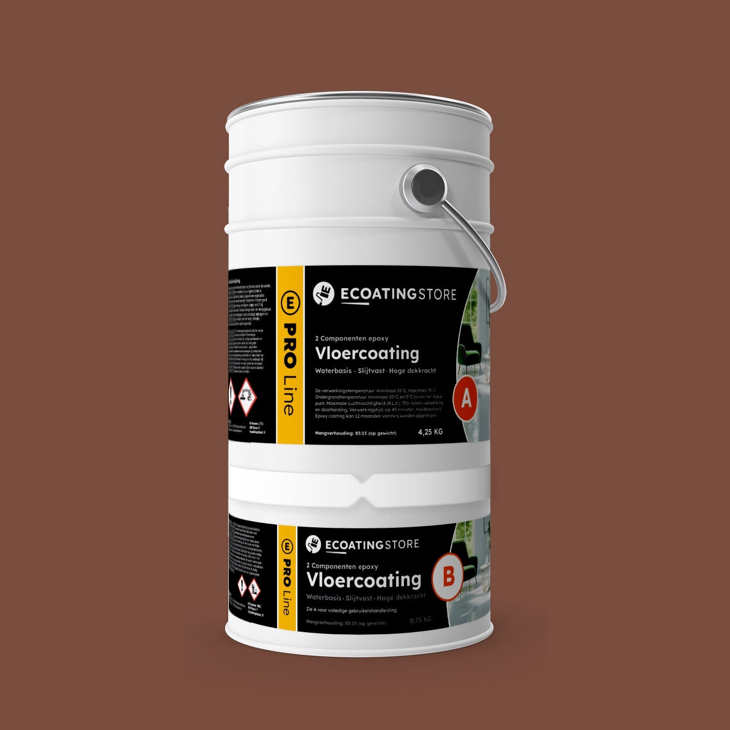 Garage vloercoating - RAL 8002