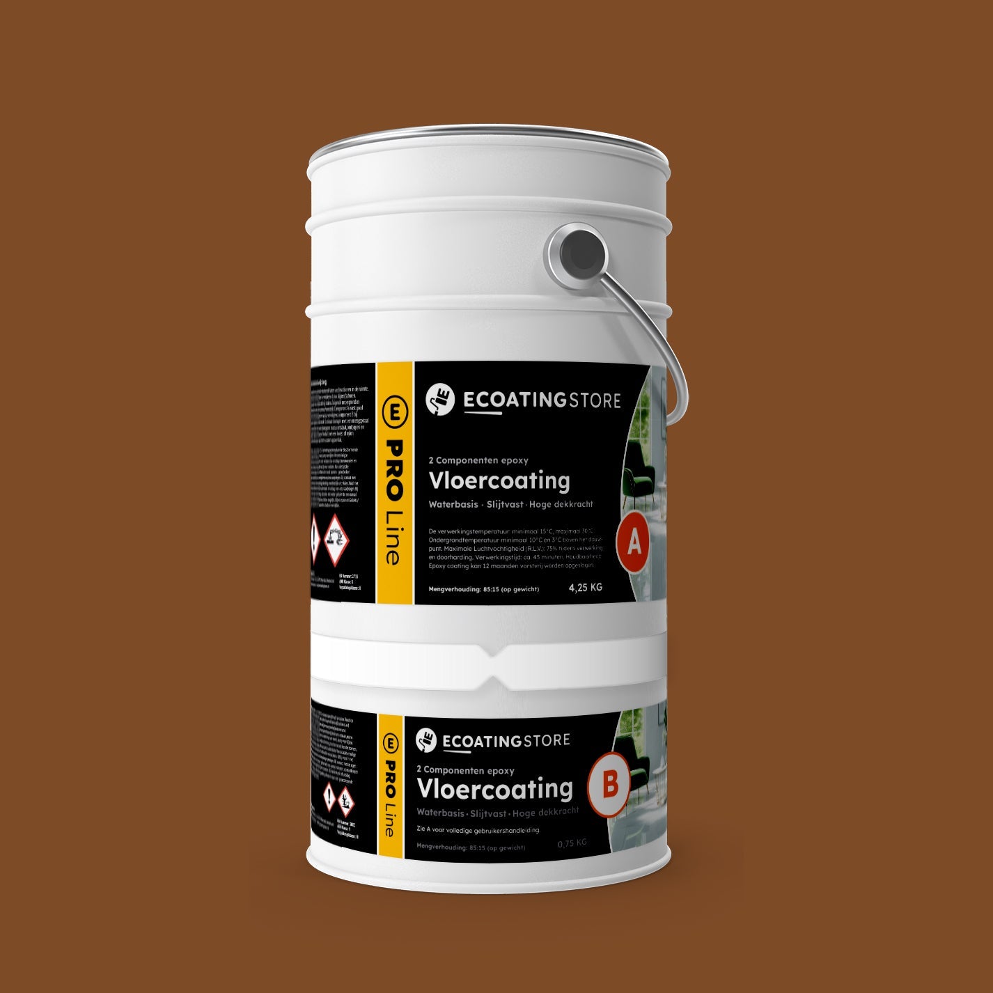 Garage vloercoating - RAL 8003