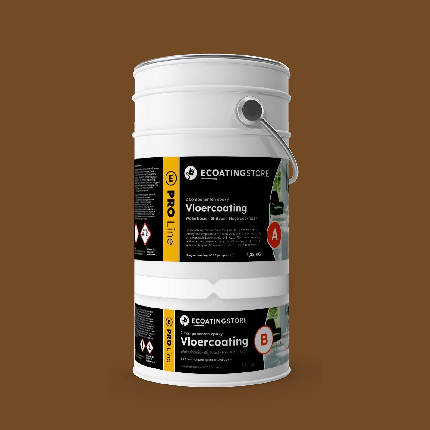 Vloercoating - RAL 8008