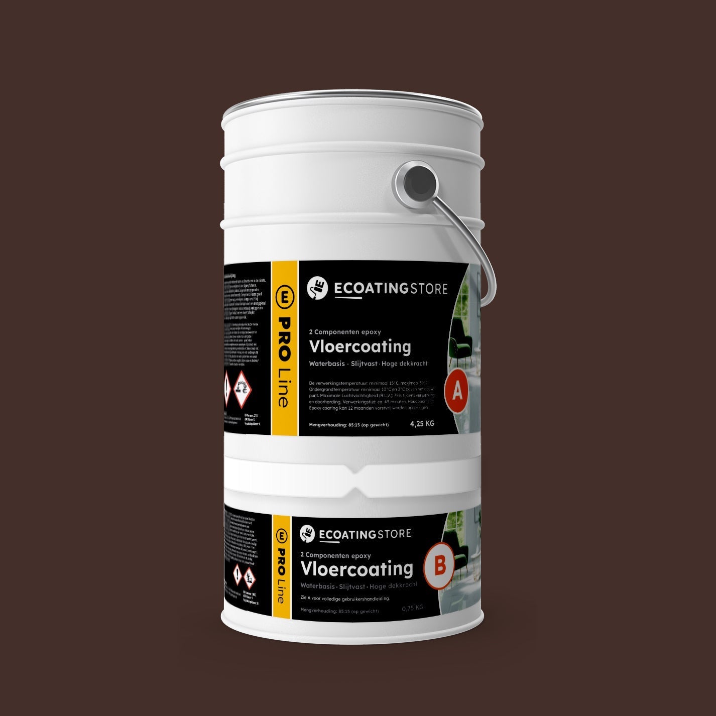 Garage vloercoating - RAL 8017