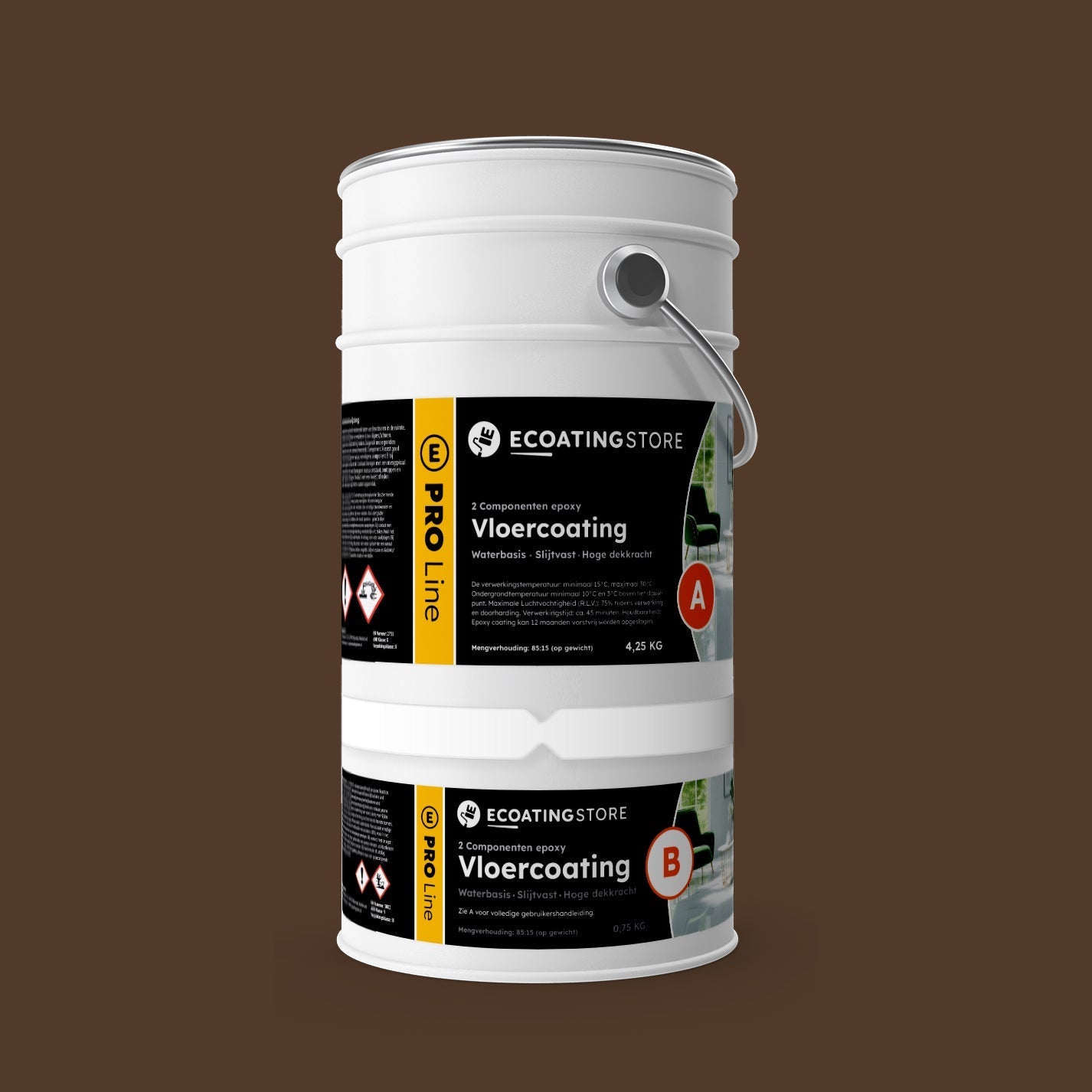 Garage vloercoating - RAL 8028