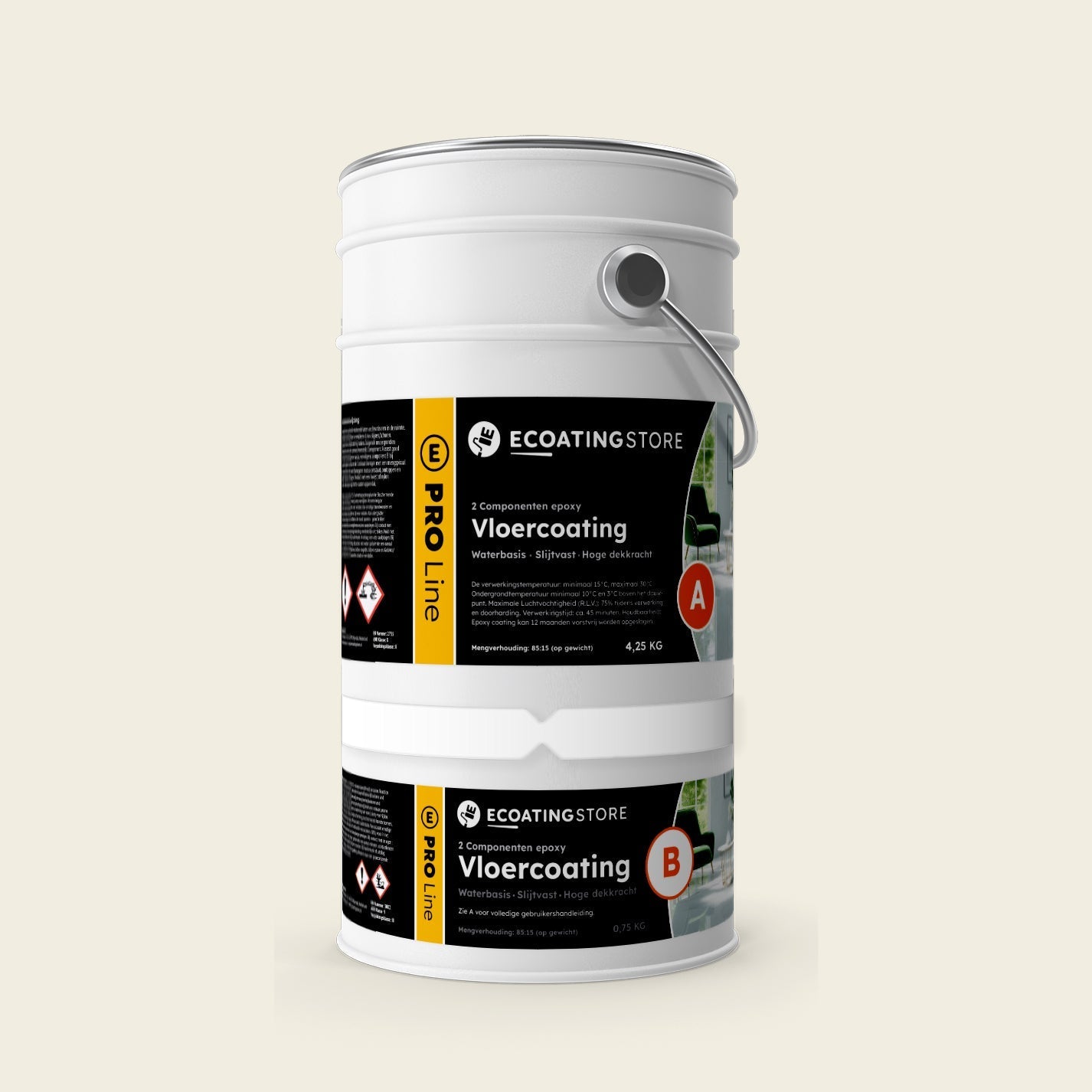 Vloercoating - RAL 9010