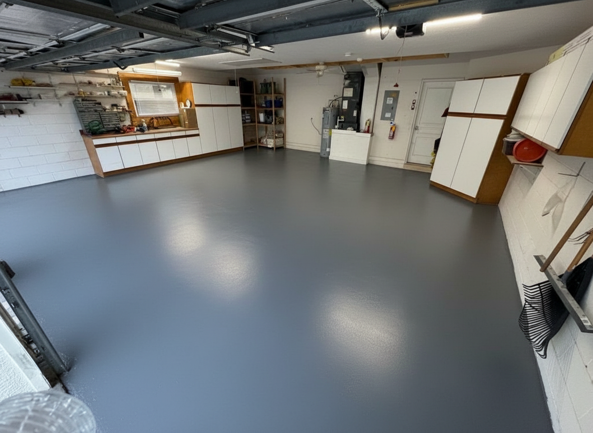 Garage vloercoating - RAL 7016