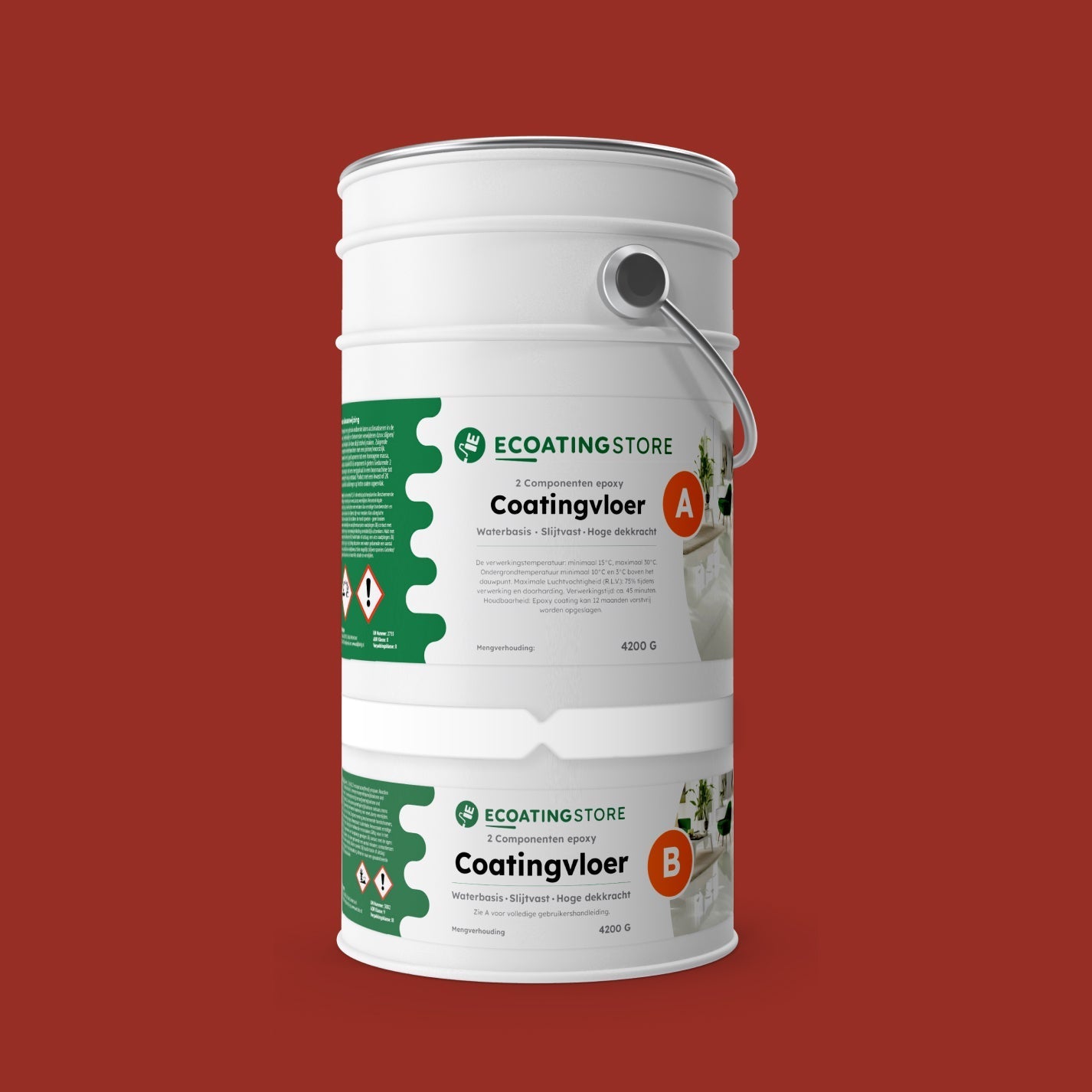 Vloercoating - RAL 3013