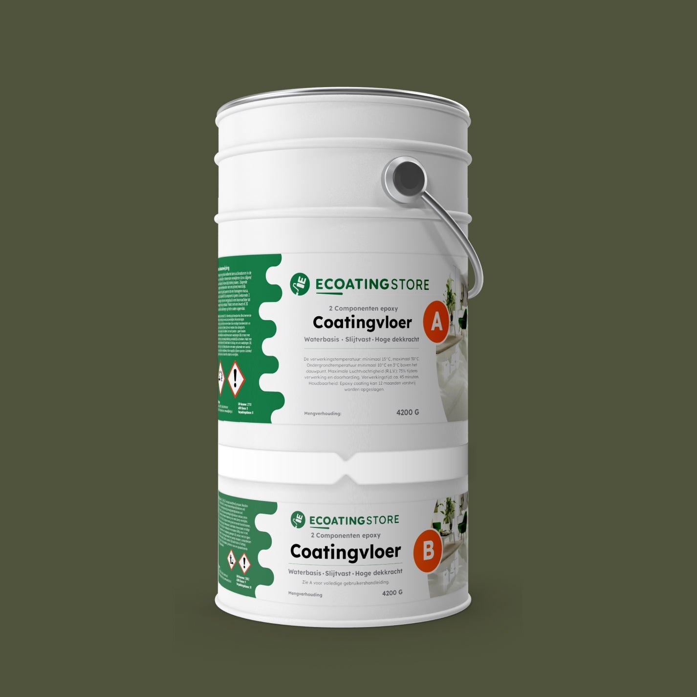 Vloercoating - RAL 6003