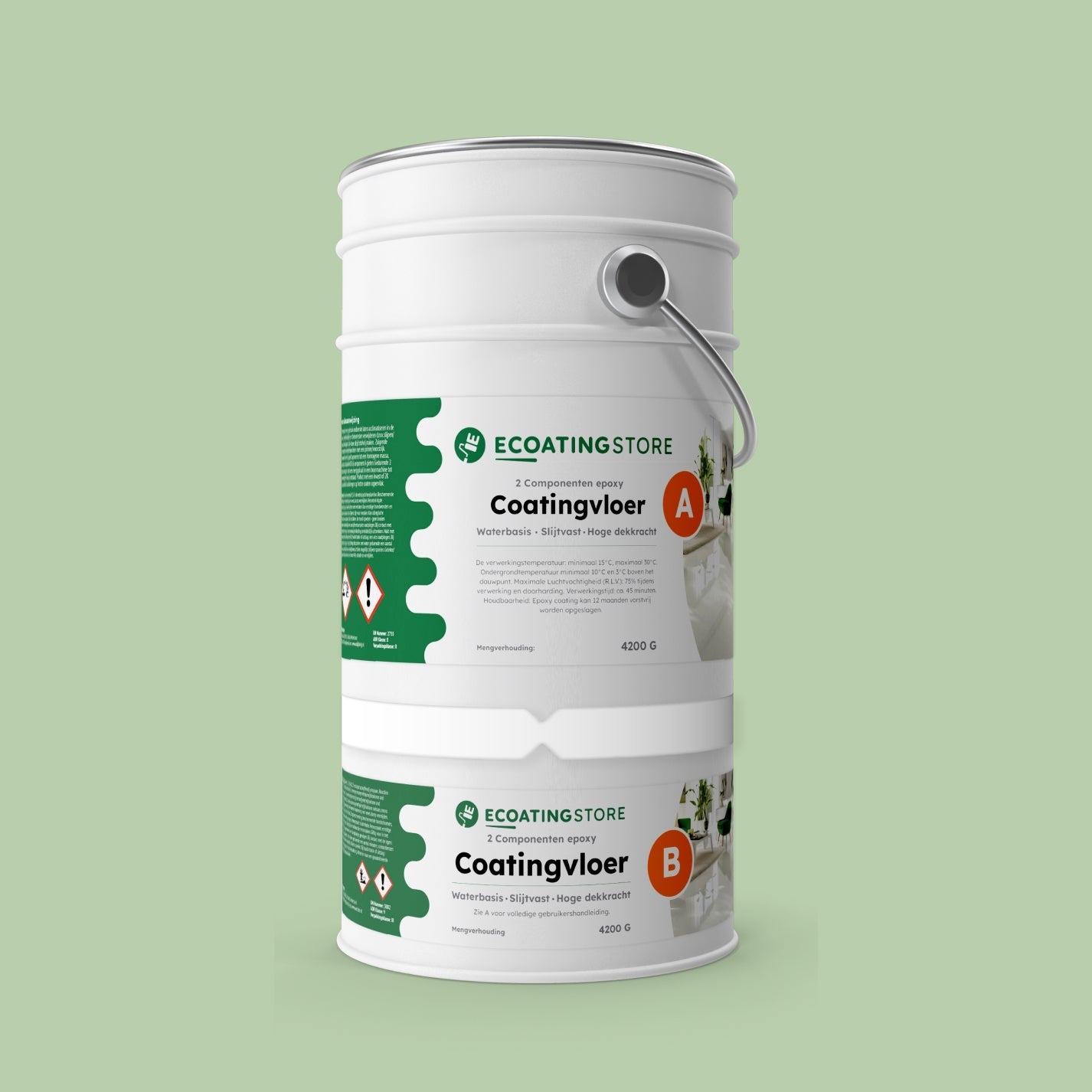 Vloercoating - RAL 6019