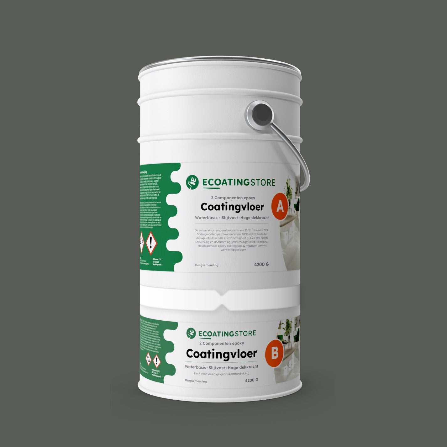 Garage vloercoating - RAL 7010