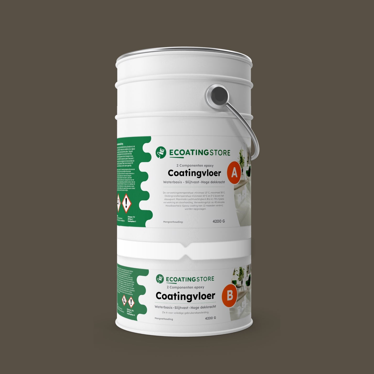 Garage vloercoating - RAL 7013