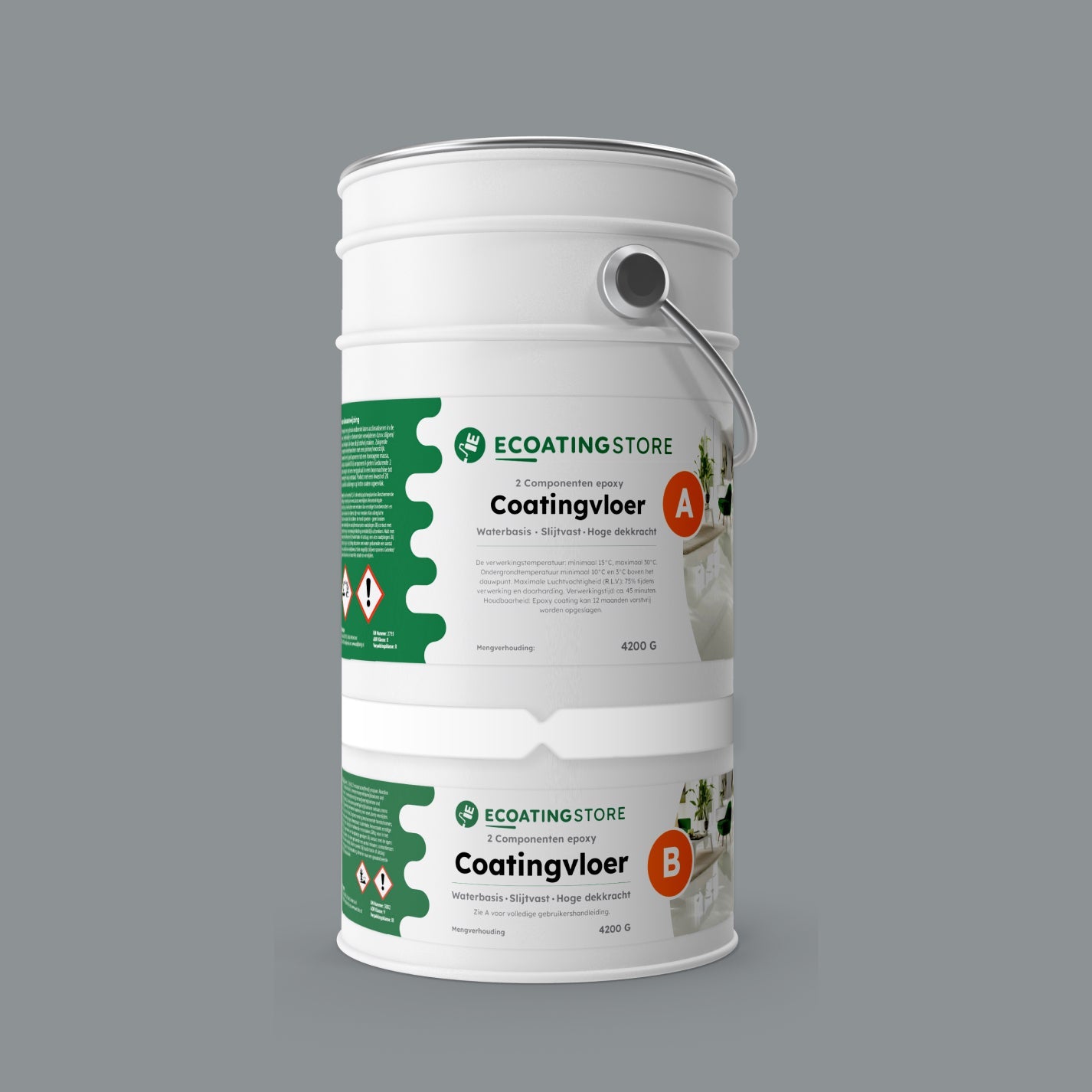 Garage vloercoating - RAL 7045