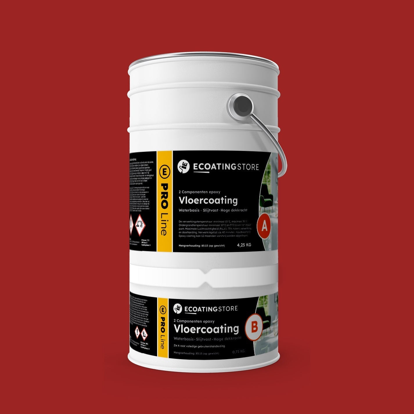 Vloercoating - RAL 3001