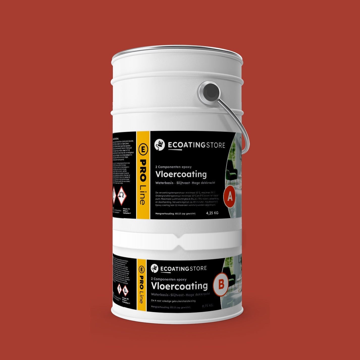 Garage vloercoating - RAL 3016