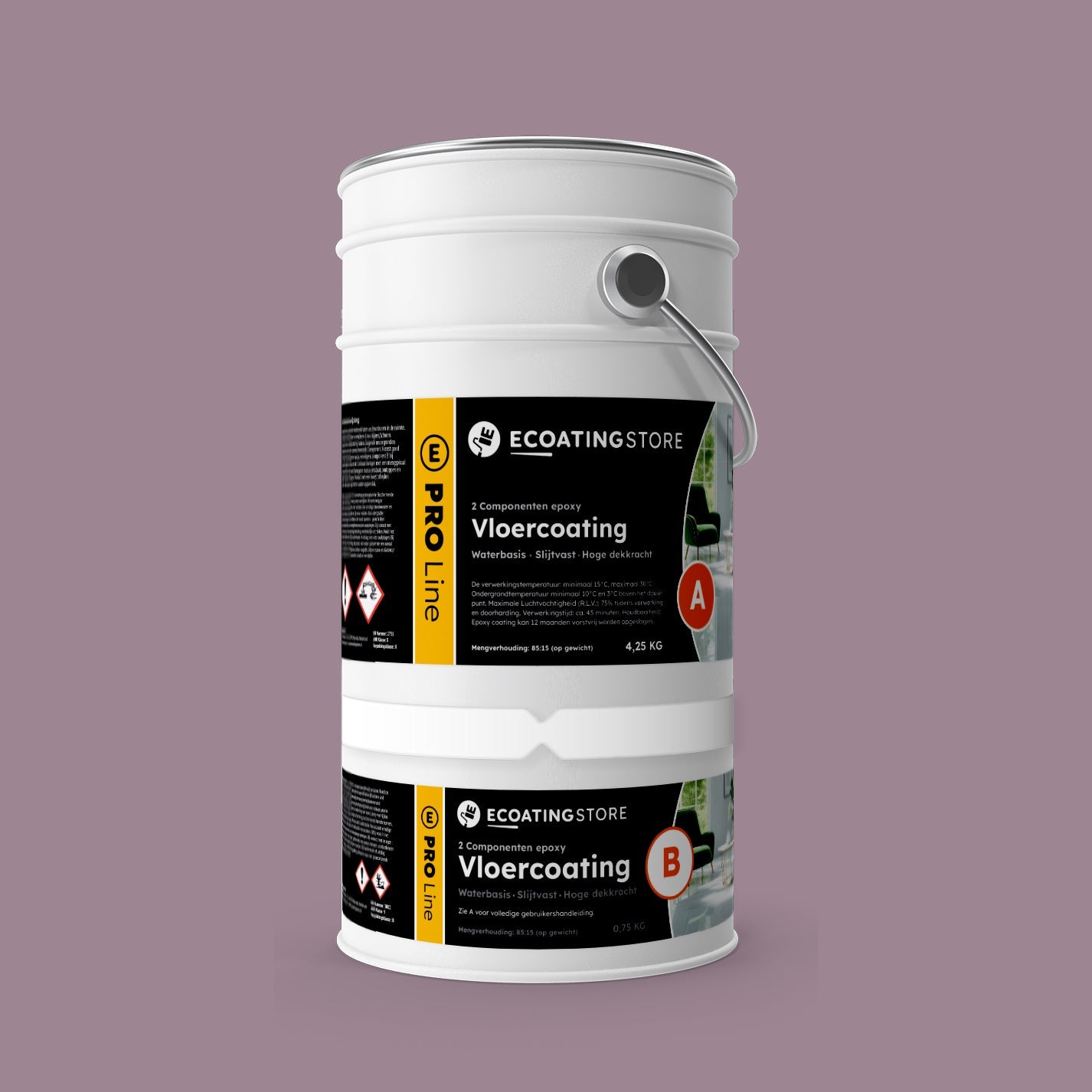 Garage vloercoating - RAL 4009