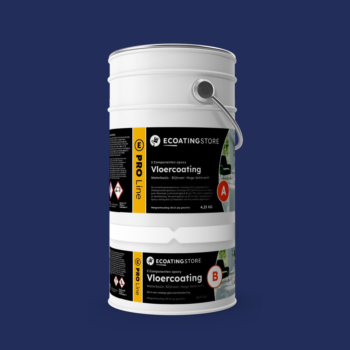 Garage vloercoating - RAL 5022