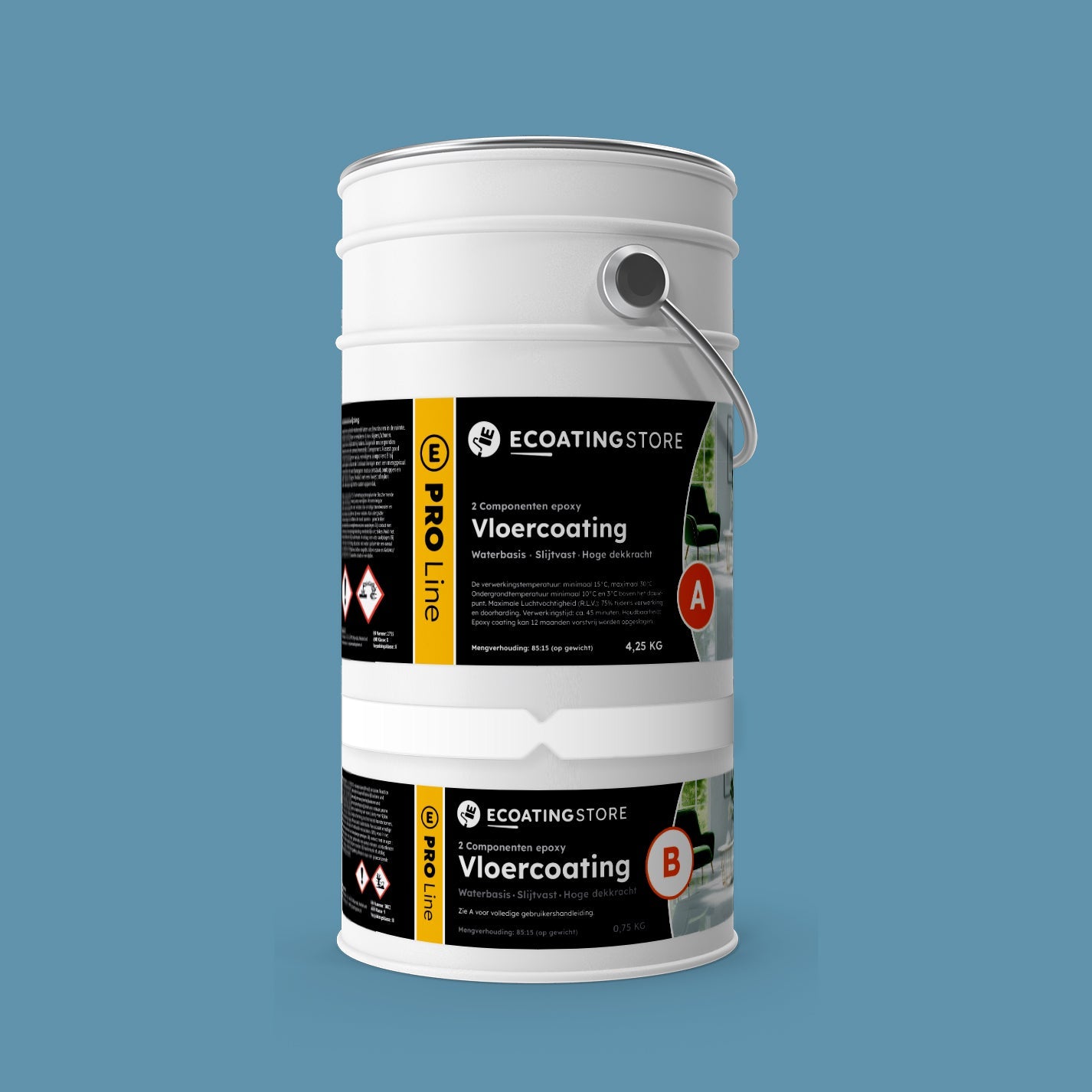 Garage vloercoating - RAL 5024