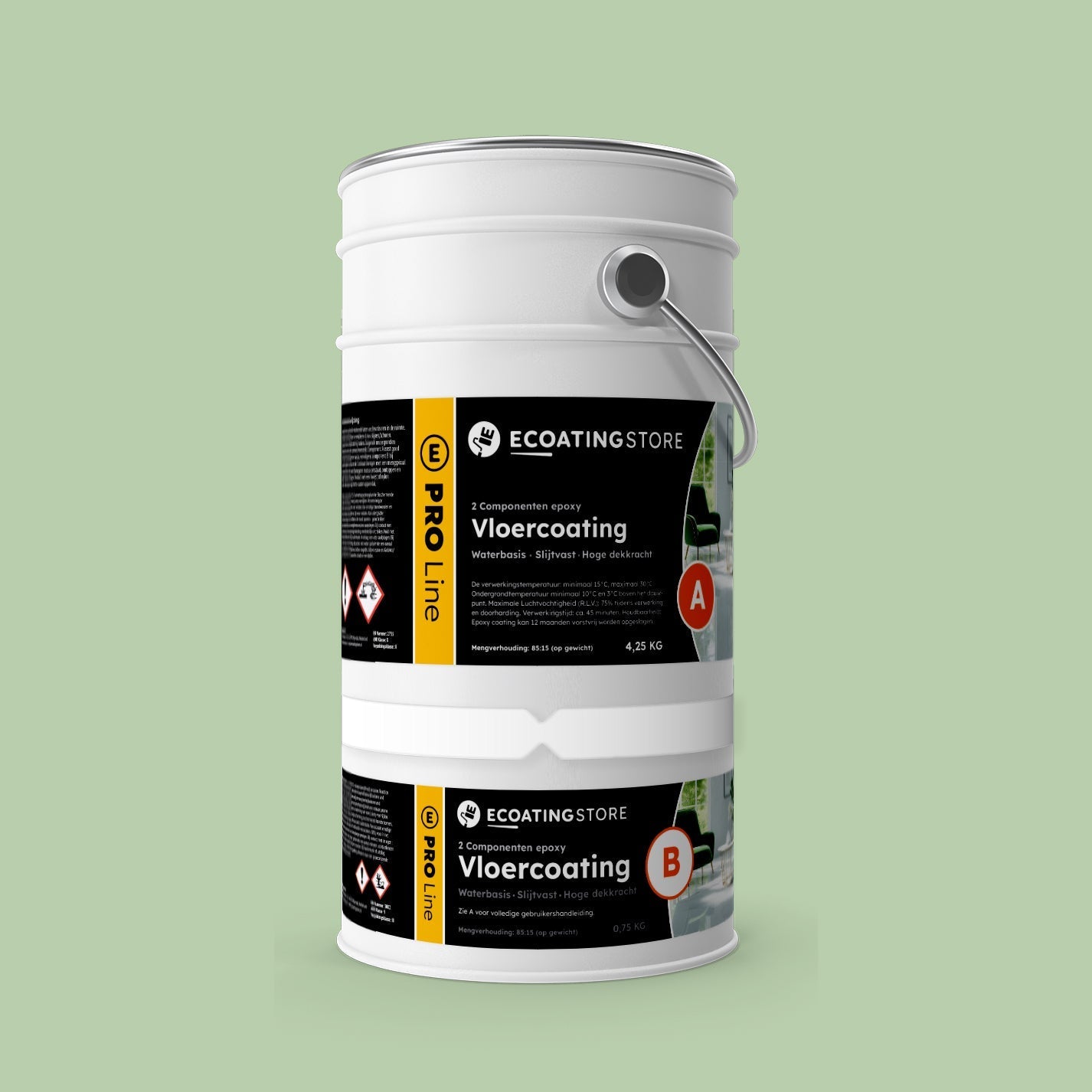 Vloercoating - RAL 6019