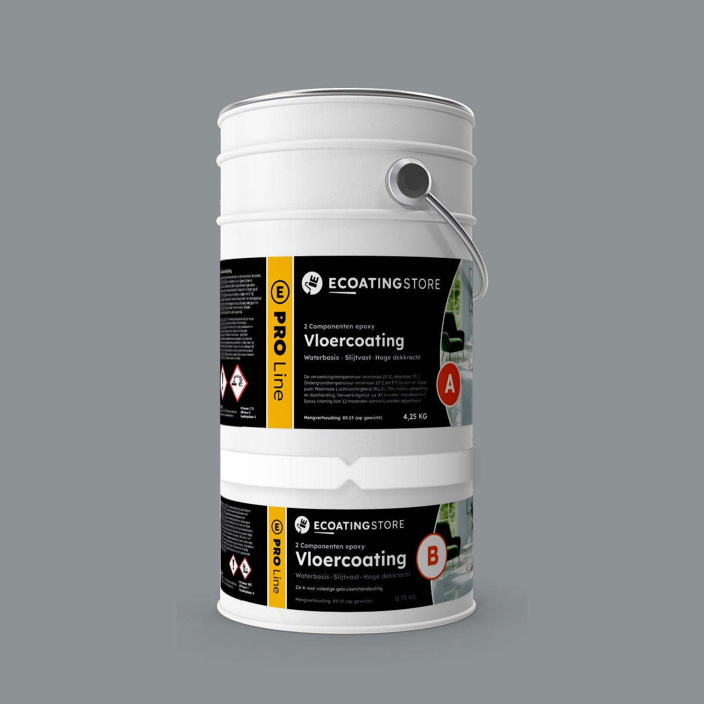 Garage vloercoating - RAL 7045