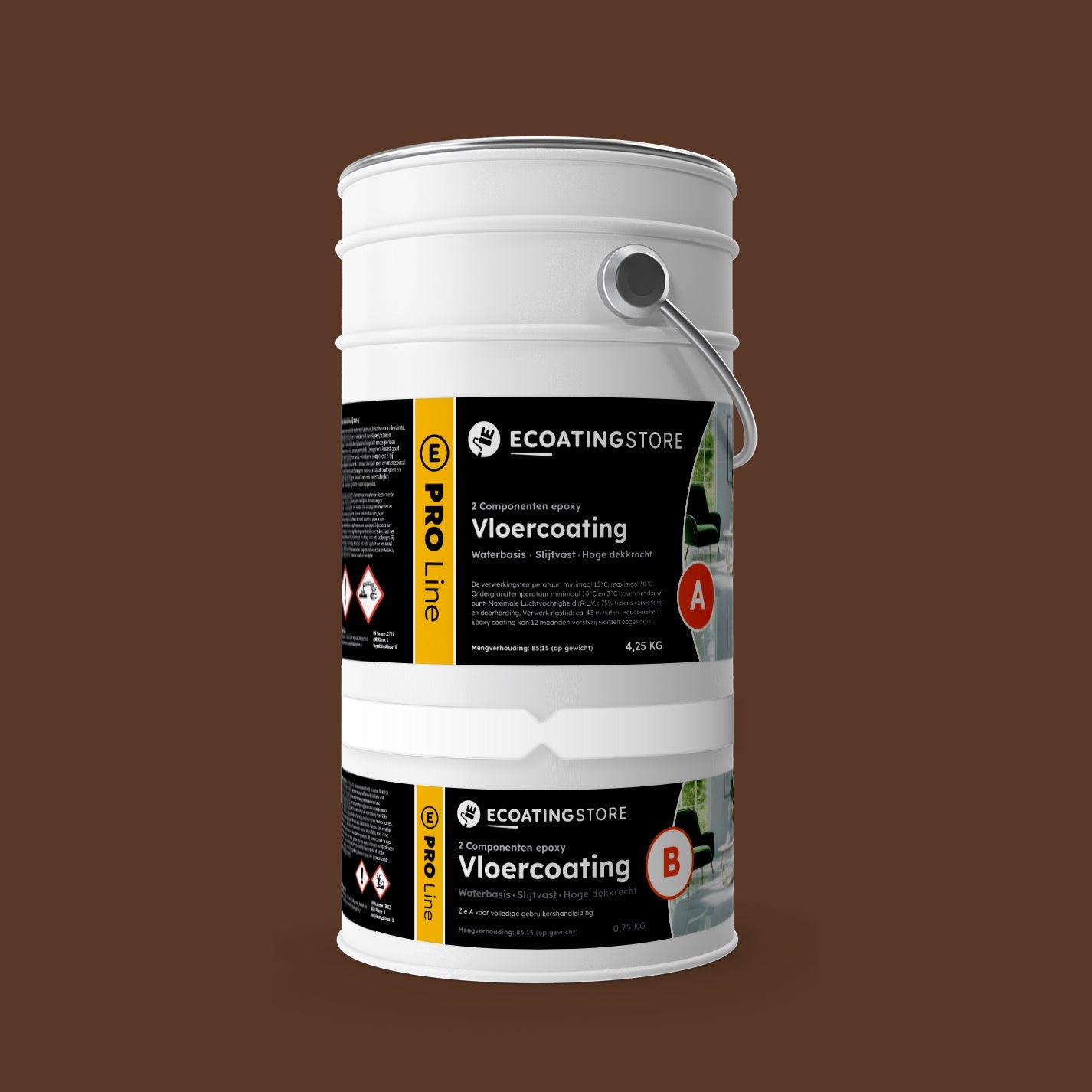 Garage vloercoating - RAL 8011